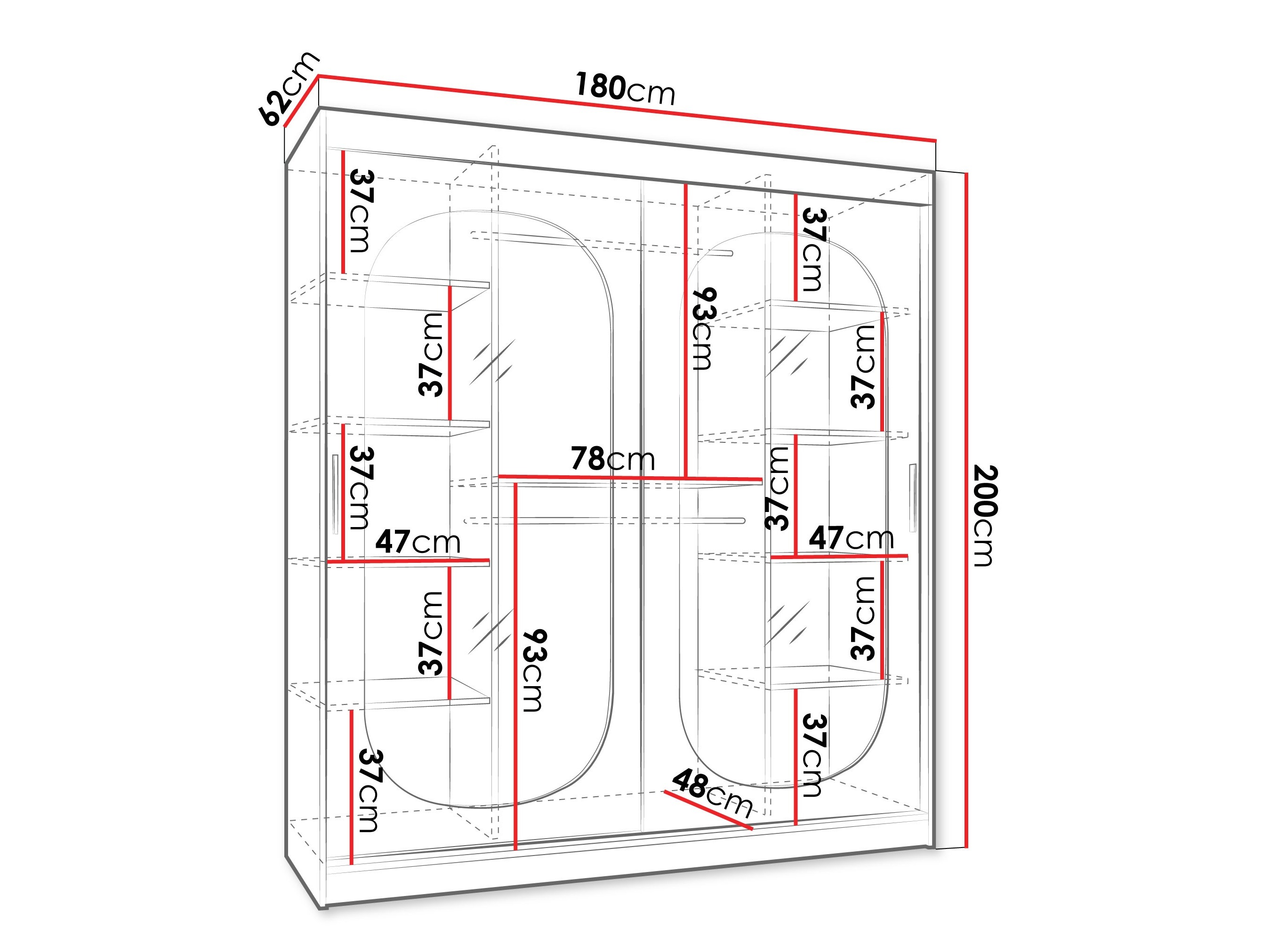 Ormar Hartford 520 (Crno)
