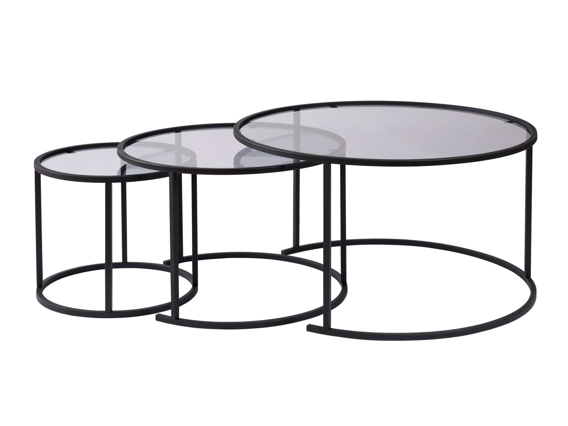 Set stočića za kafu Novato 120 (Crno)