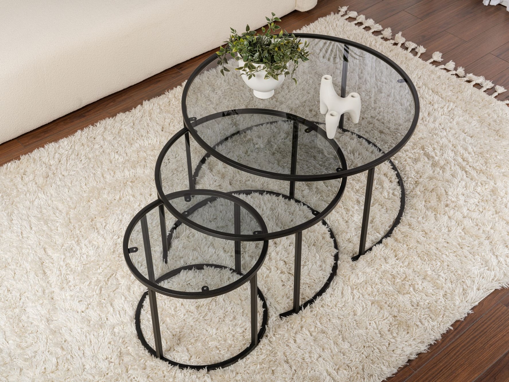 Set stočića za kafu Novato 120 (Crno)
