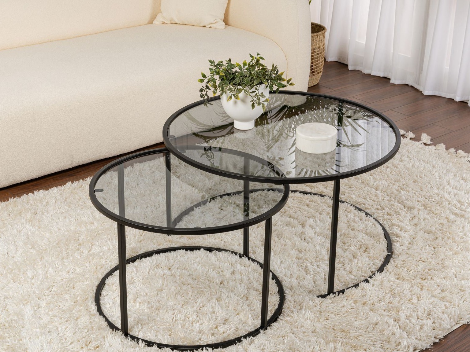 Set stočića za kafu Novato 122 (Crno)