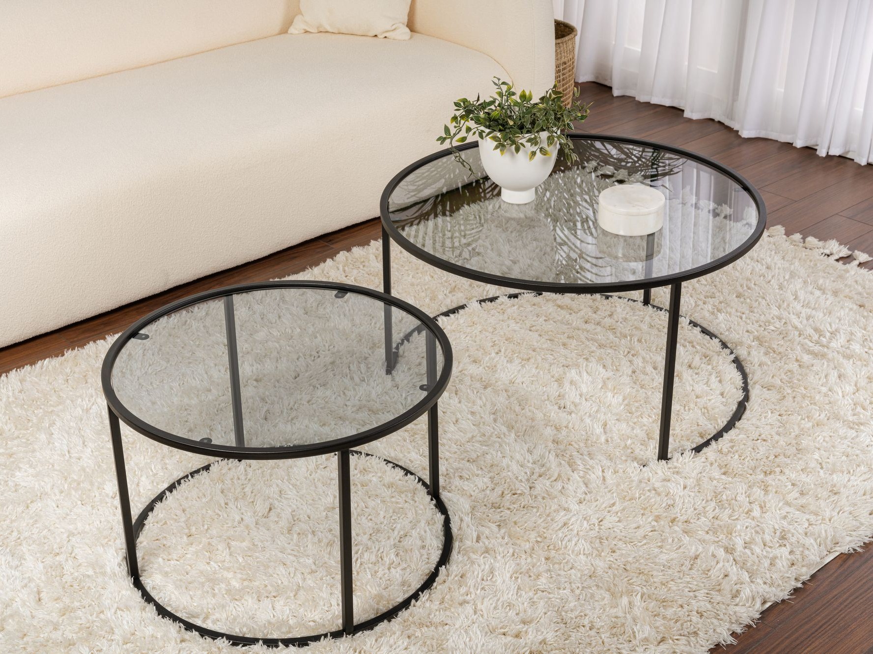 Set stočića za kafu Novato 122 (Crno)