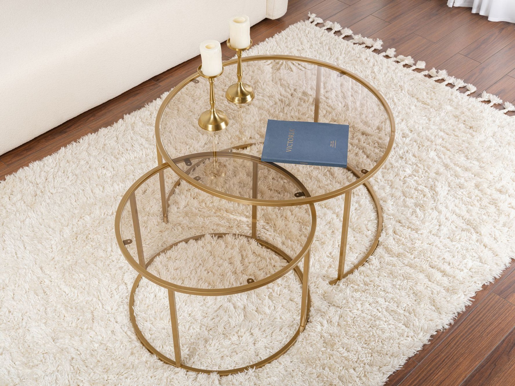 Set stočića za kafu Novato 122 (Zlatna)