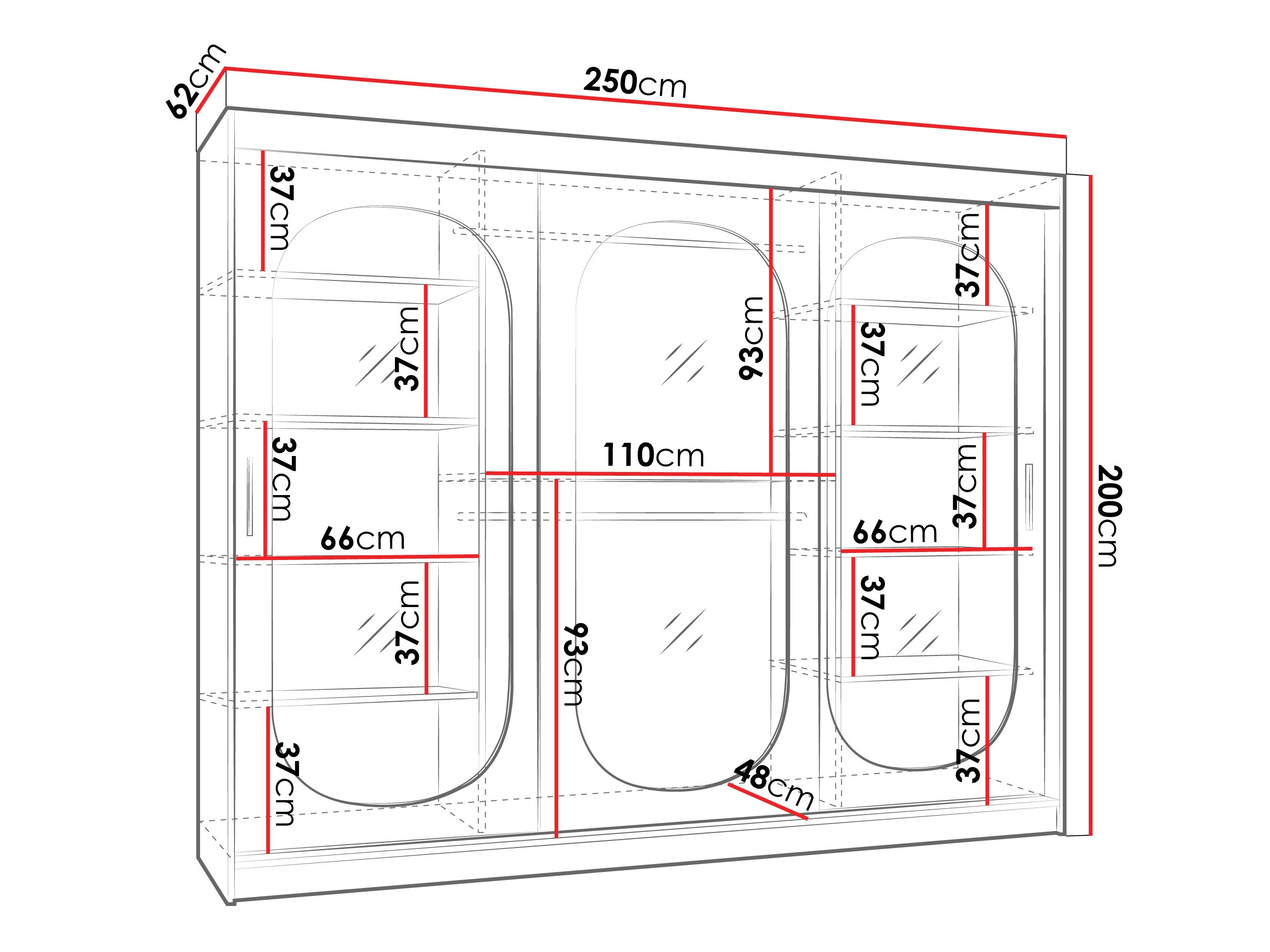 Ormar Hartford 522 (Crno)