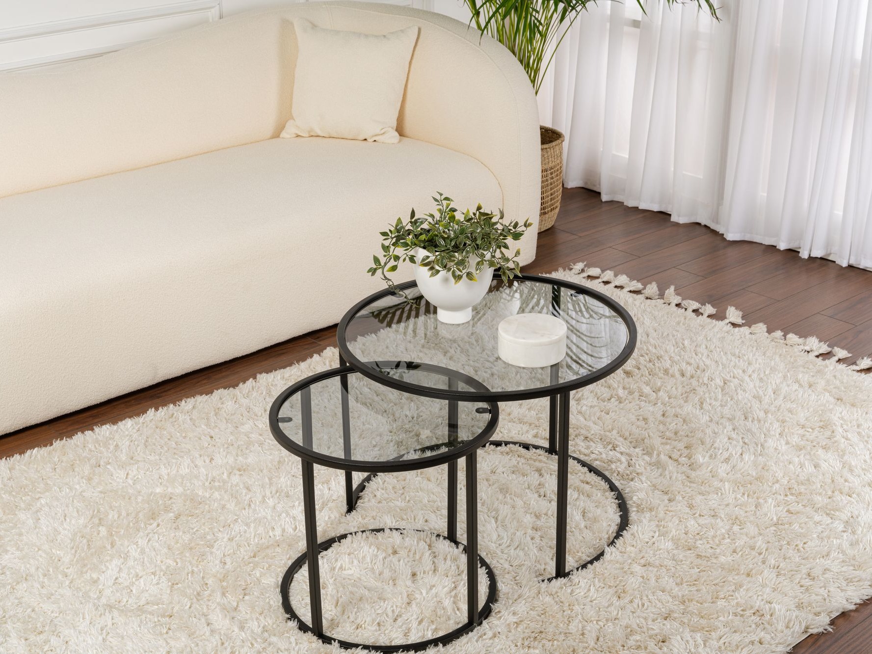 Set stočića za kafu Novato 124 (Crno)