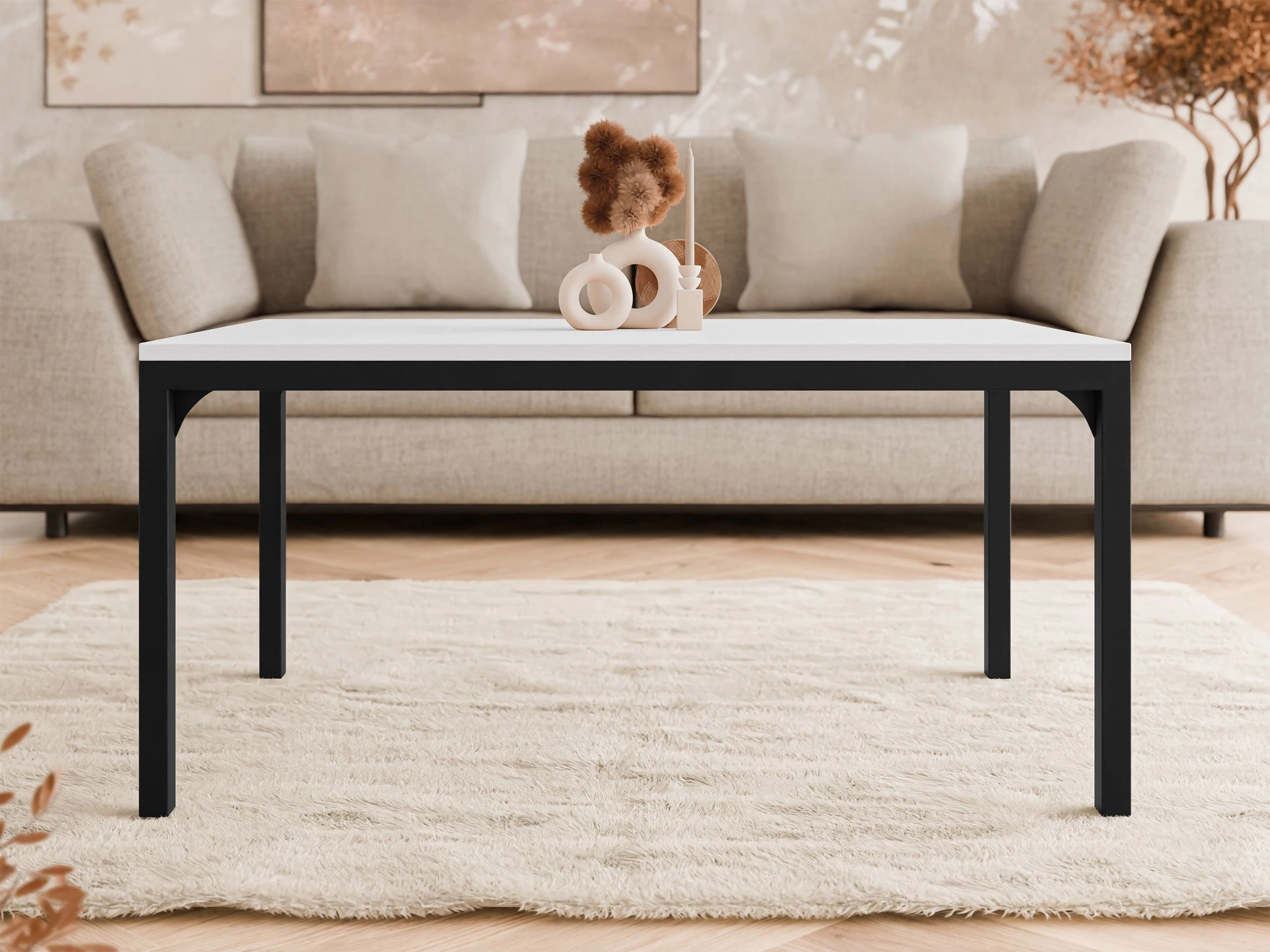 Stočić za kafu Oswego 138 (Belo + Crno)