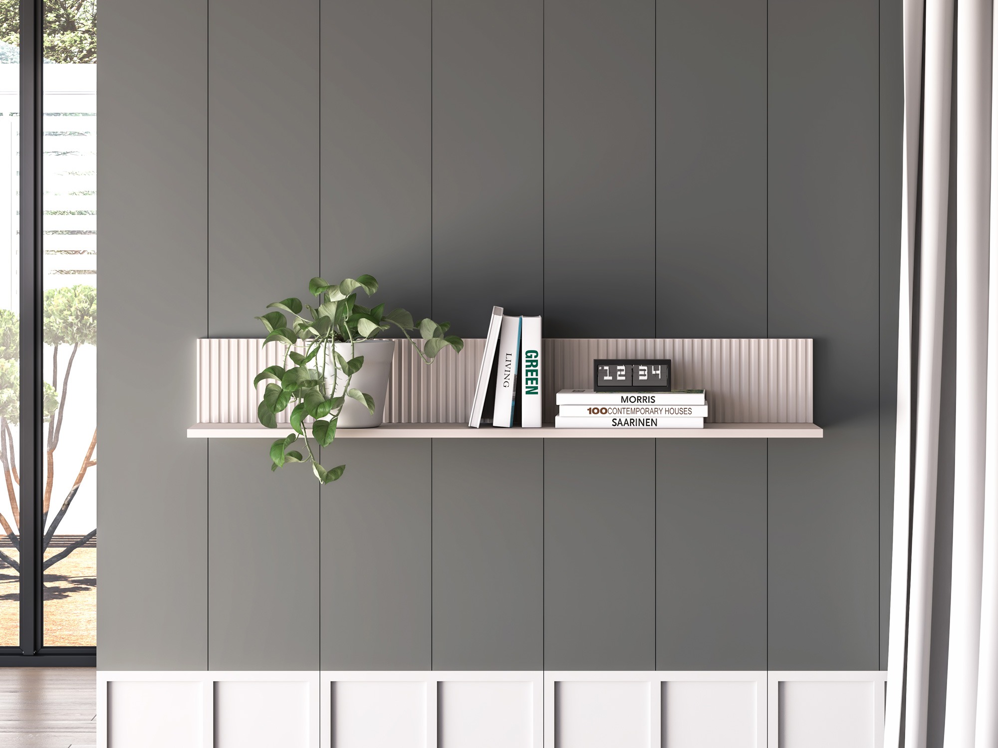 Zidna polica Vircalu 107