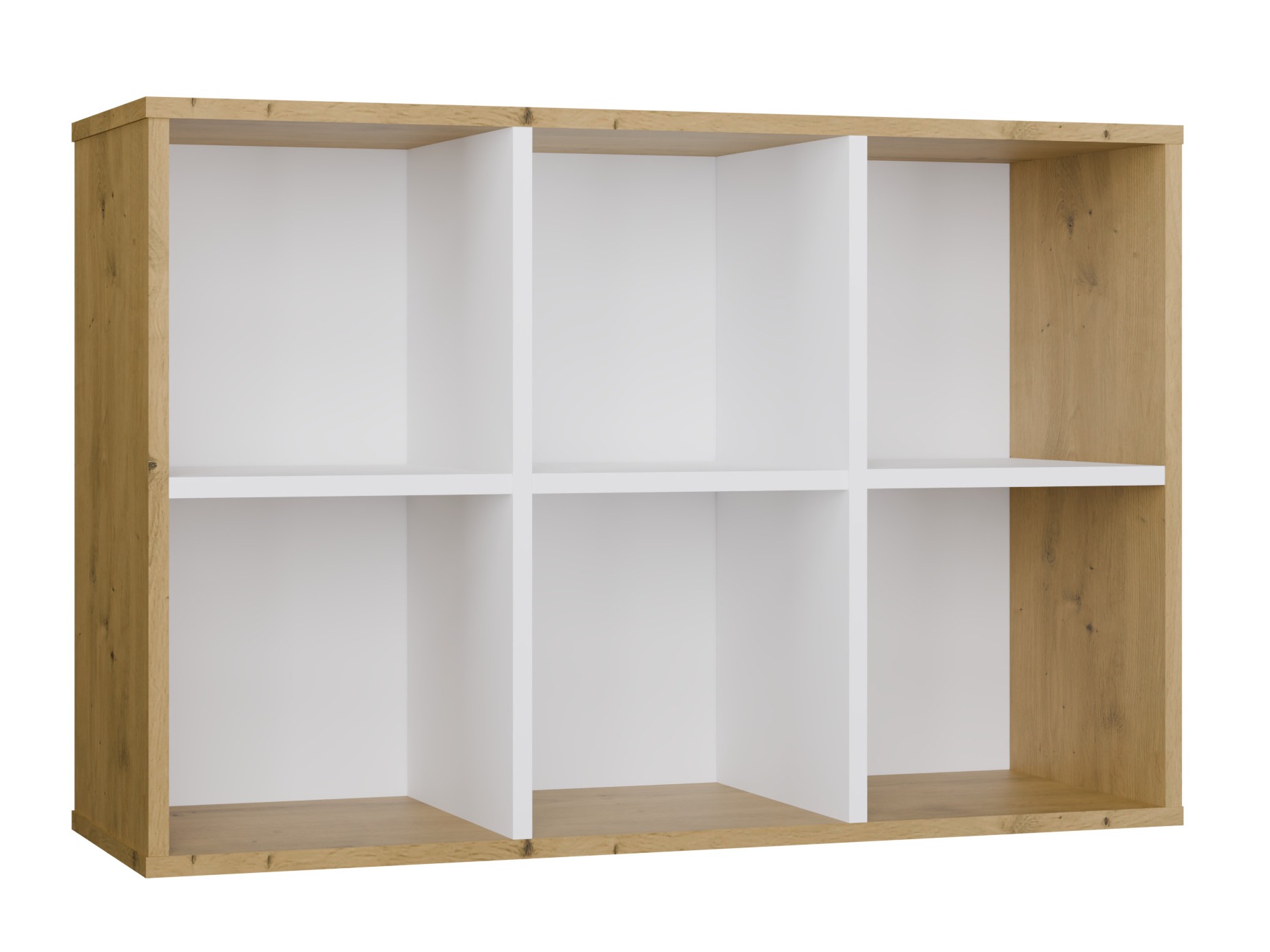 Polica Mandeville 296 (Belo + Zanatski hrast)