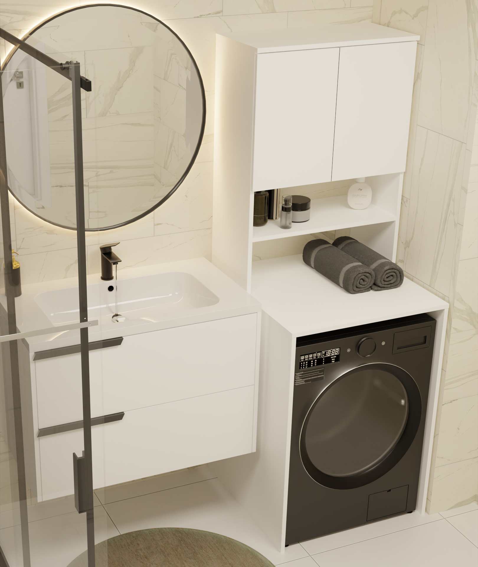 Polica za kupatilo Balelbo 107