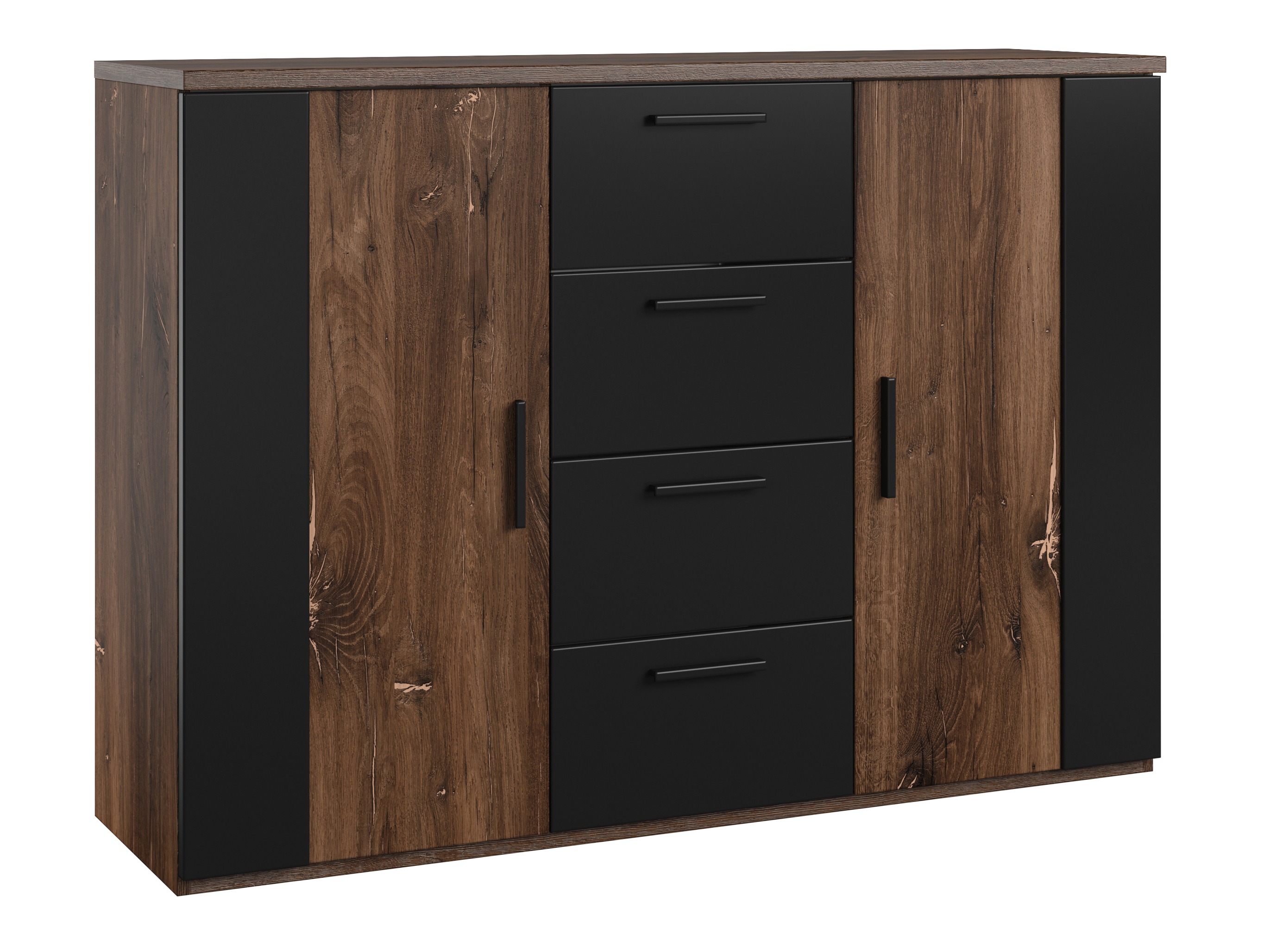 Komoda Felelie 102 (Tamus Flagstaf hrast + Bakar)