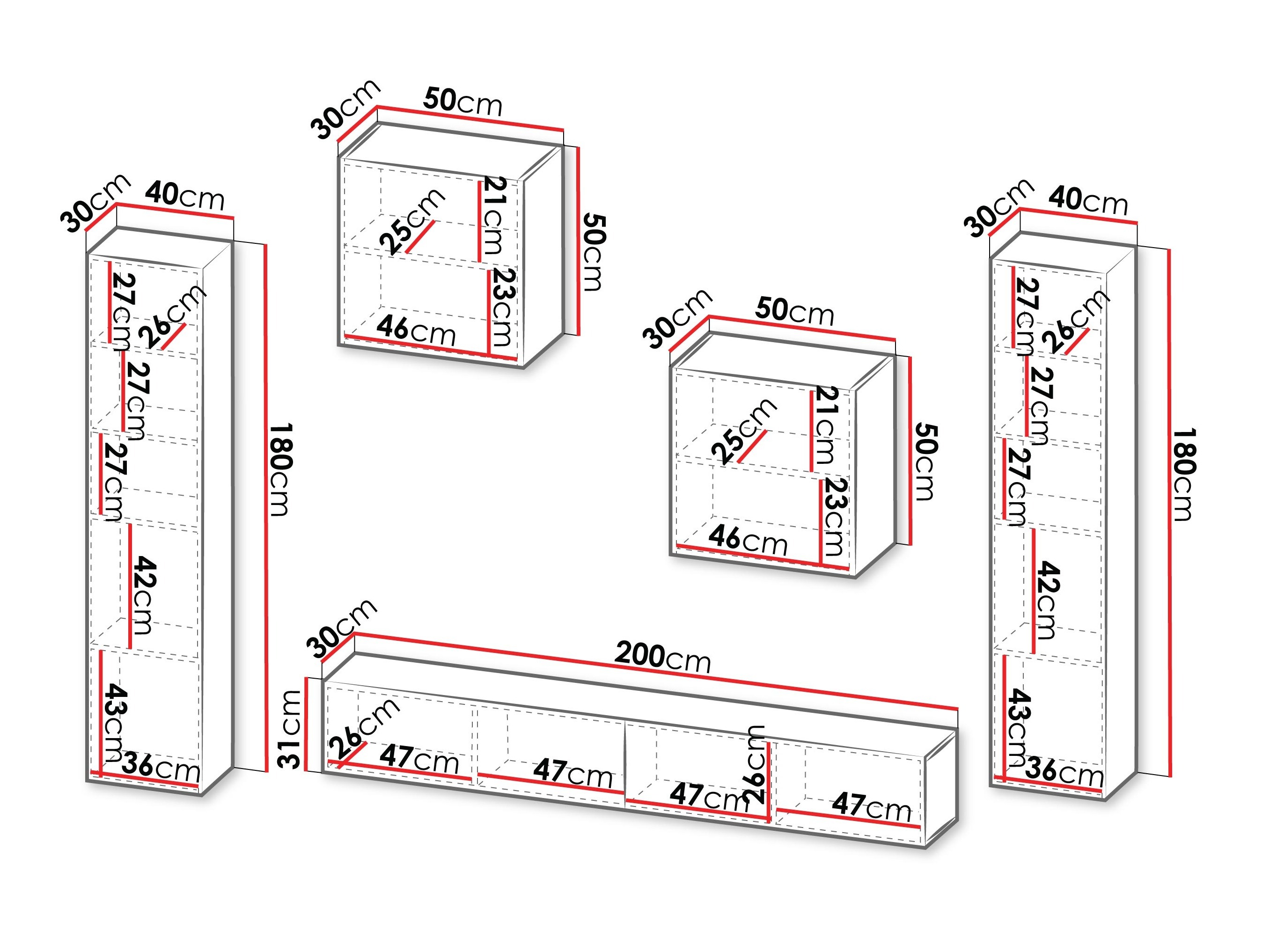 Set za dnevnu sobu Species V (Kašmir)