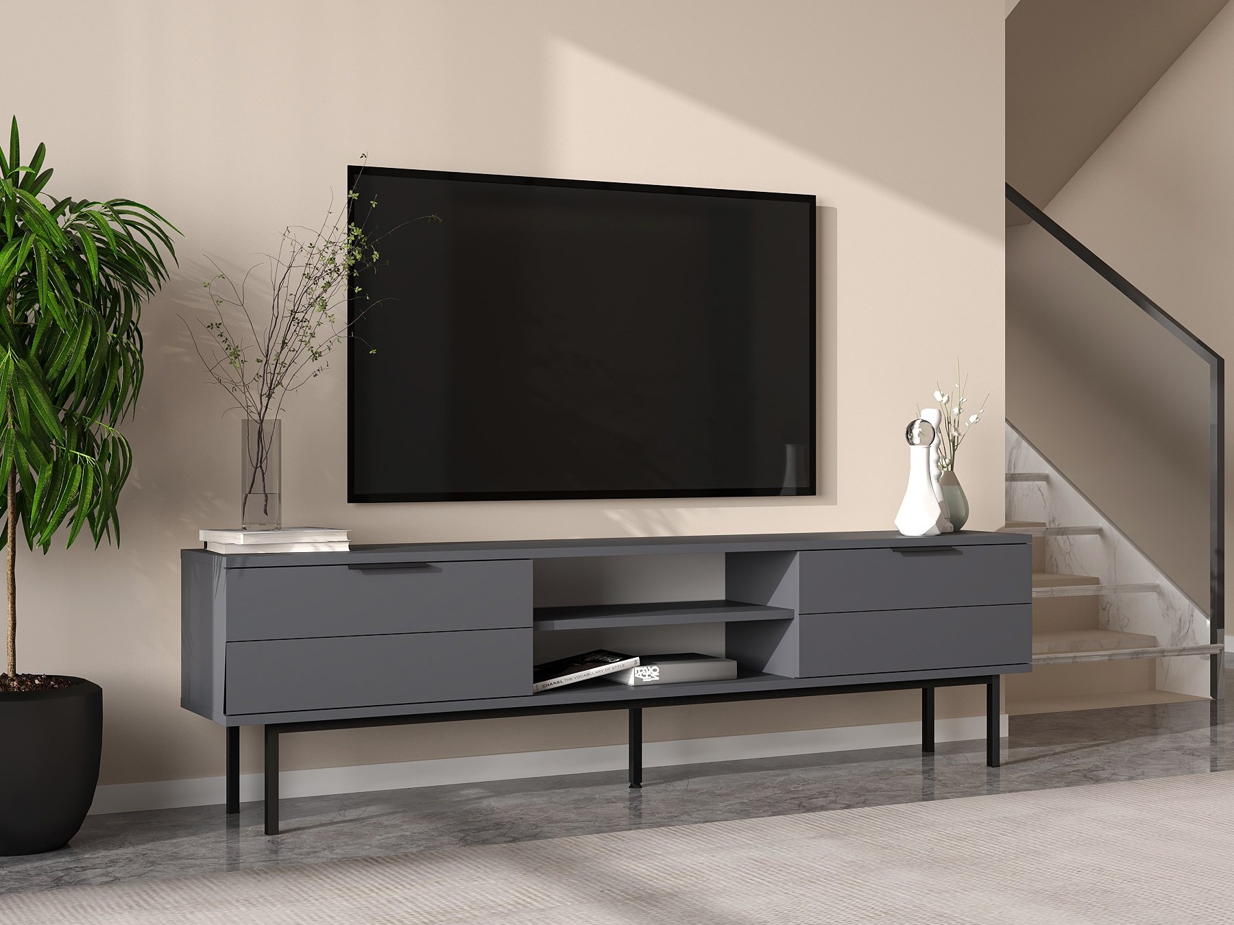 TV komoda Kailua 2540 (Antracit)