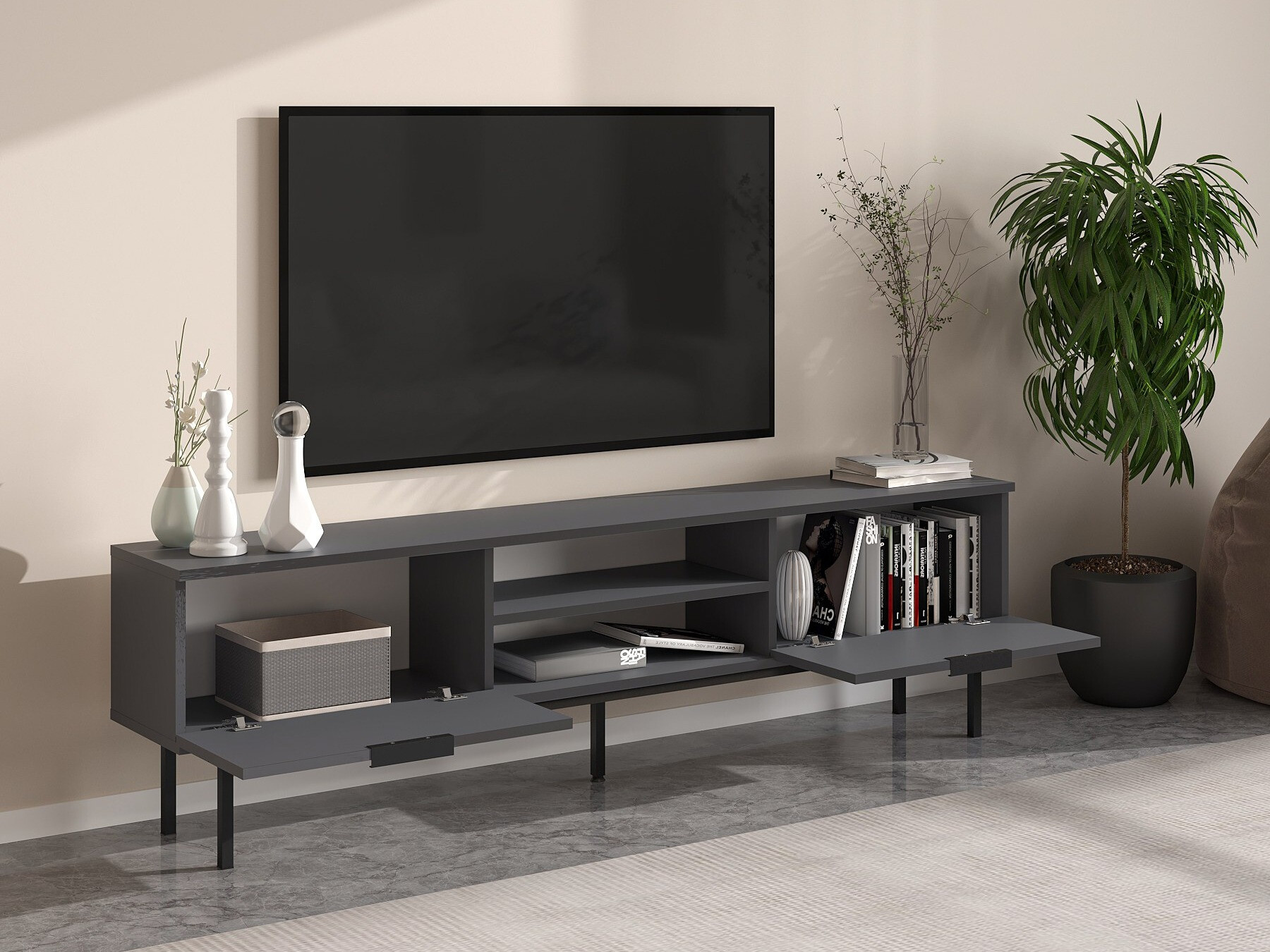 TV komoda Kailua 2540 (Antracit)