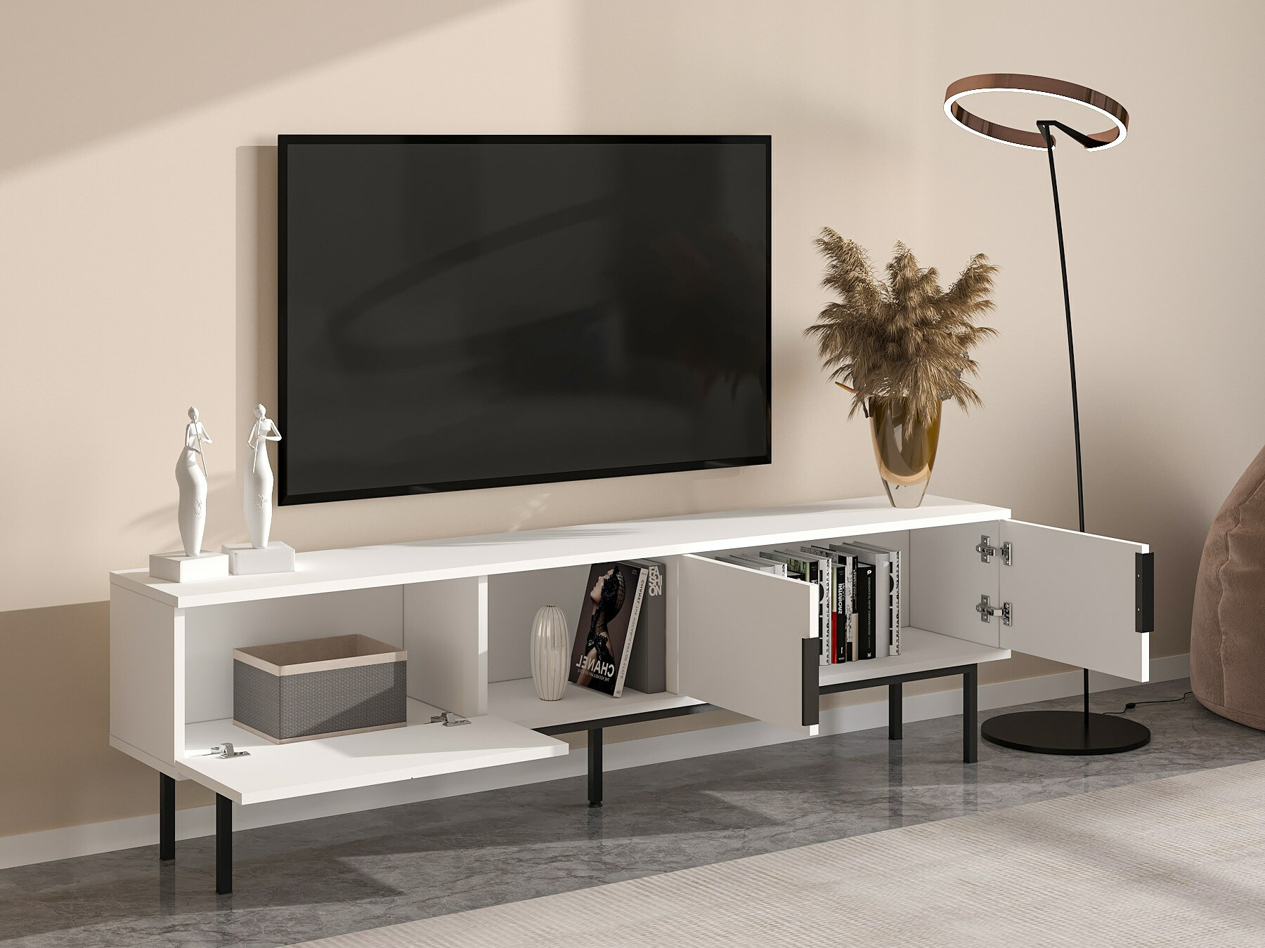 TV komoda Kailua 2541 (Belo)
