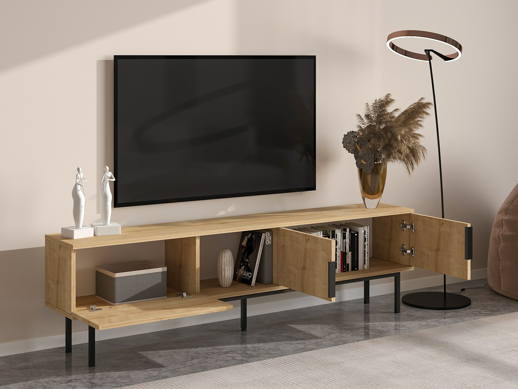 TV komoda Kailua 2541 (Hrast)