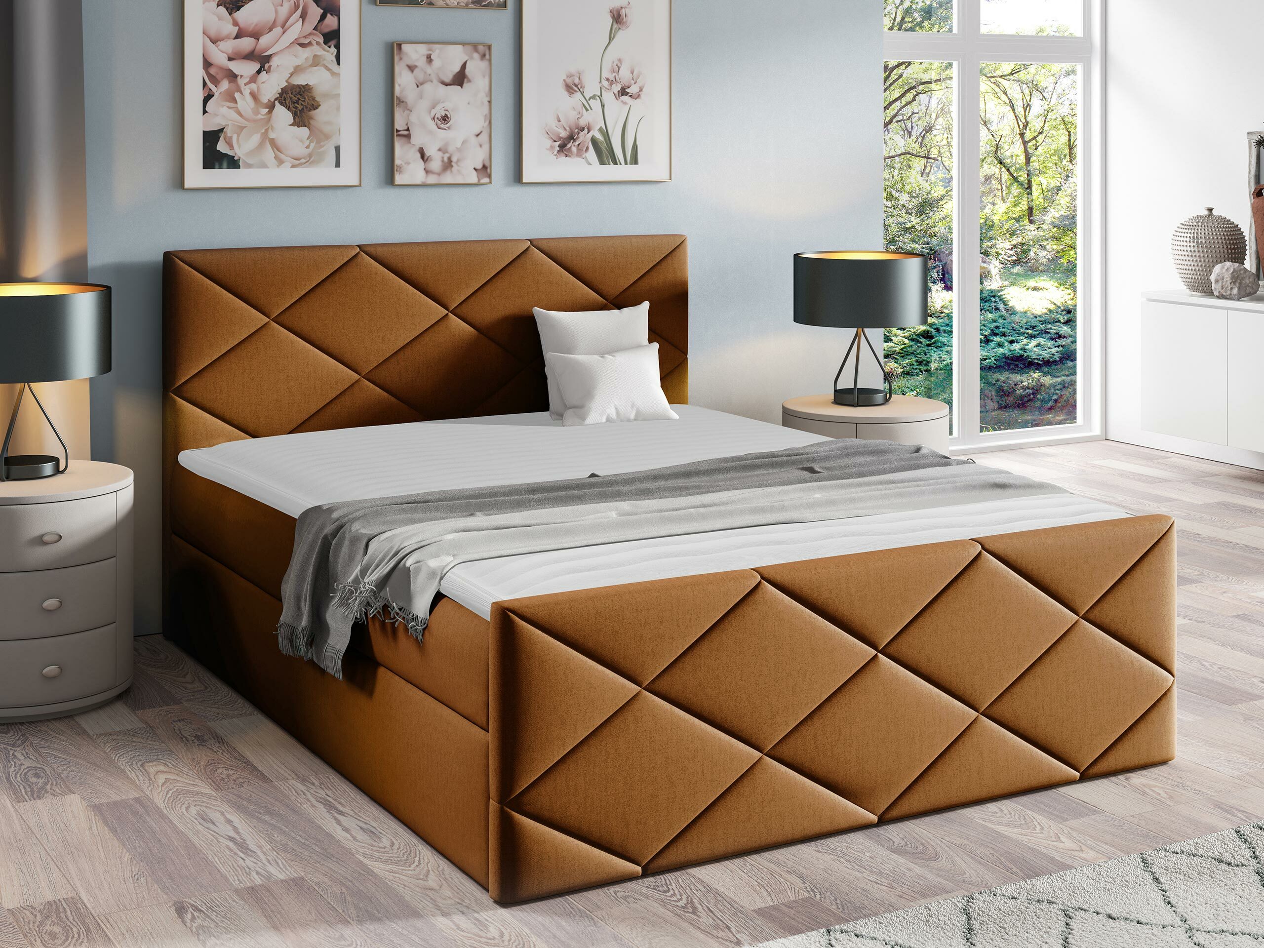 Boxspring krevet Baltimore 155 (Kameleon 48)