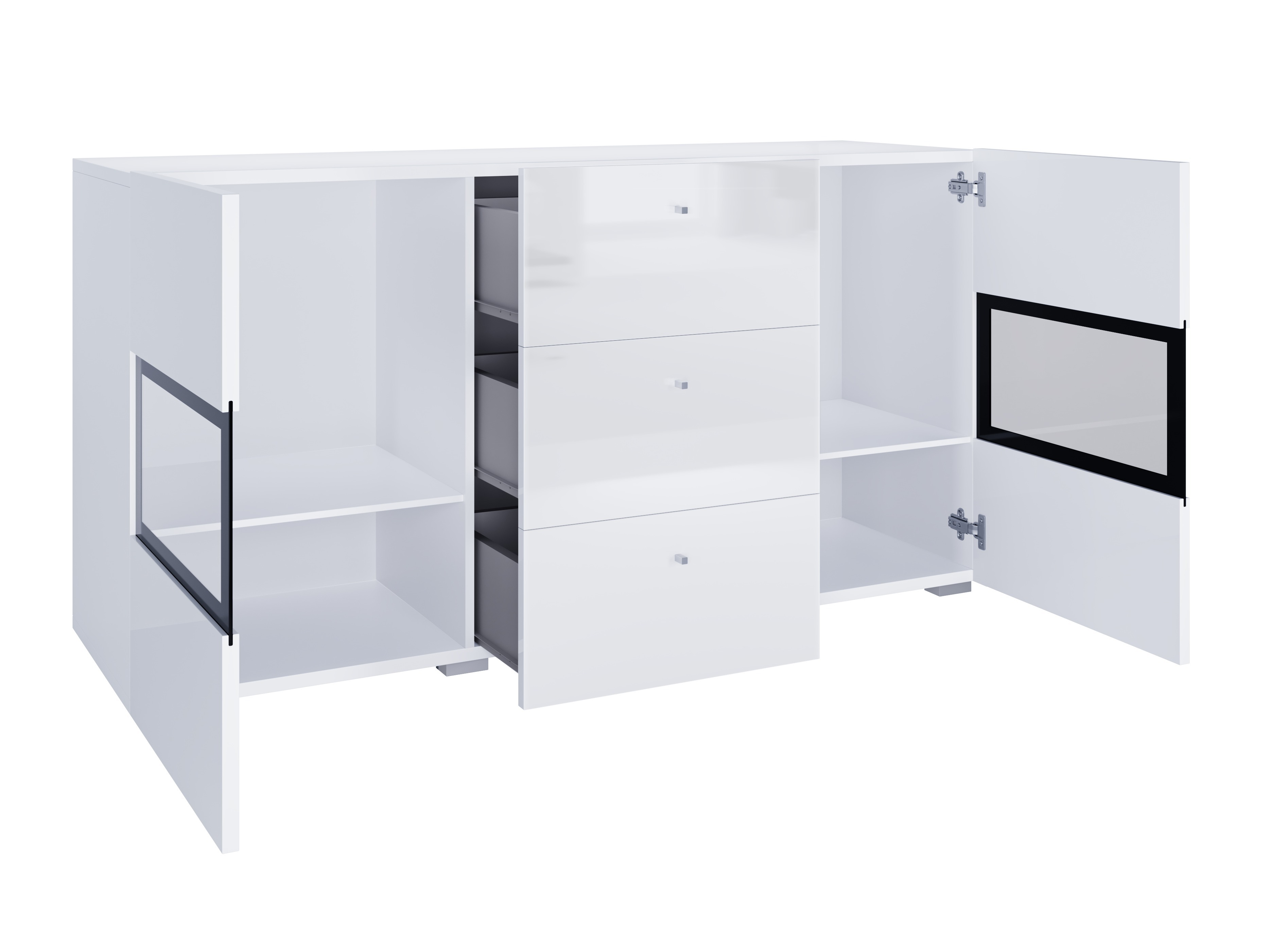 Komoda Serodeu 101 (Belo + Sjajno belo)