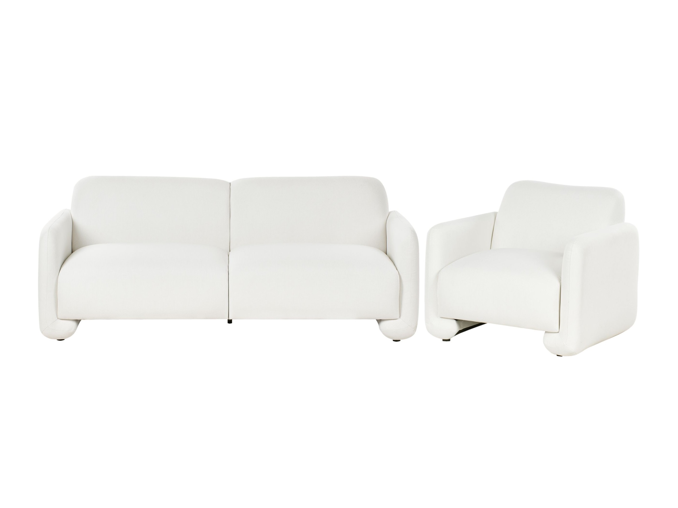 Set tapaciranog nameštaja Berwyn 2703 (Belo)