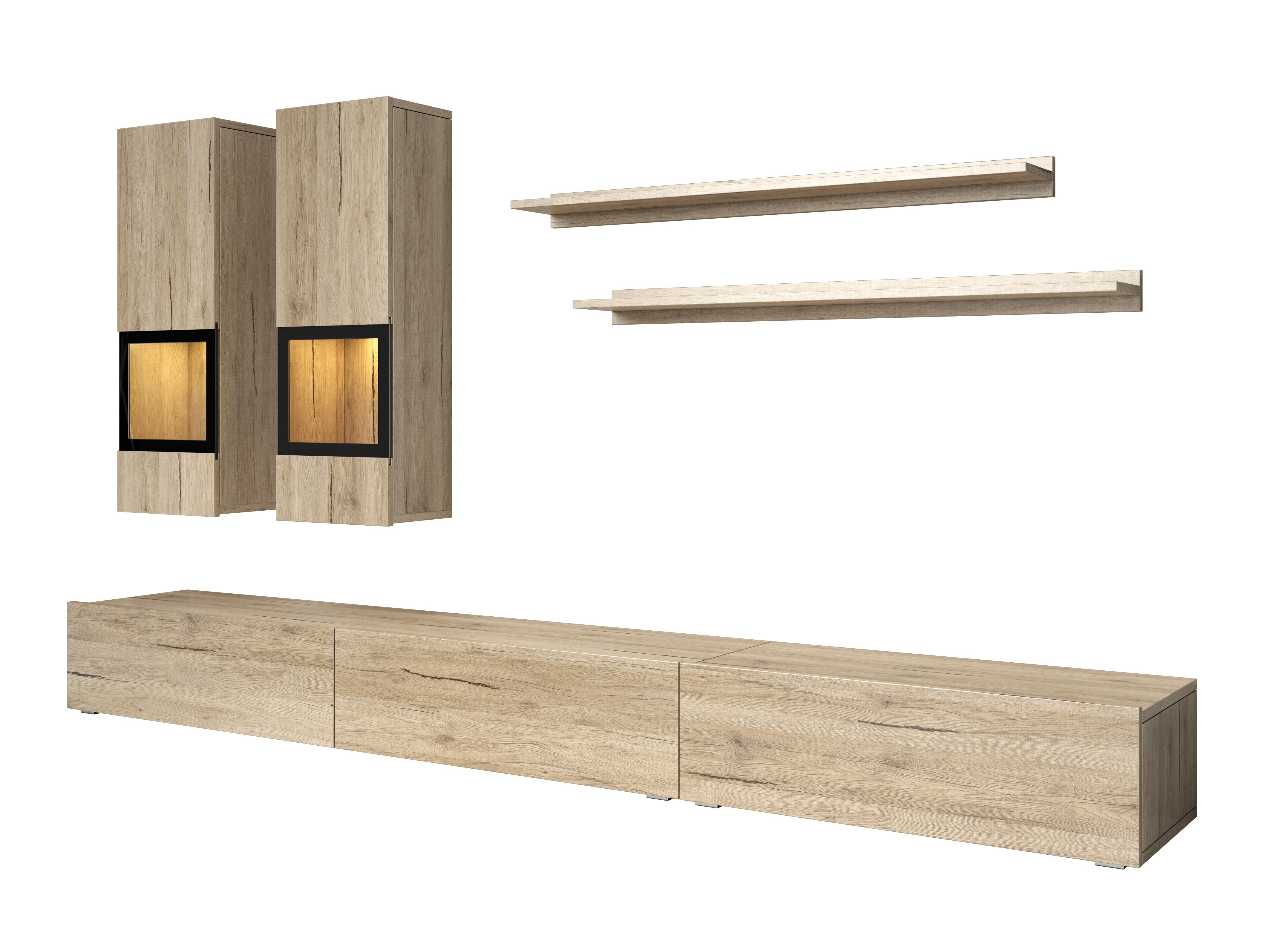 Set za dnevnu sobu Serodeu 100 (Hrast San Remo)