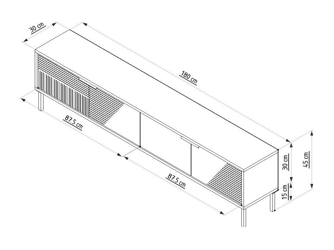 TV komoda Kailua 2549 (Belo)