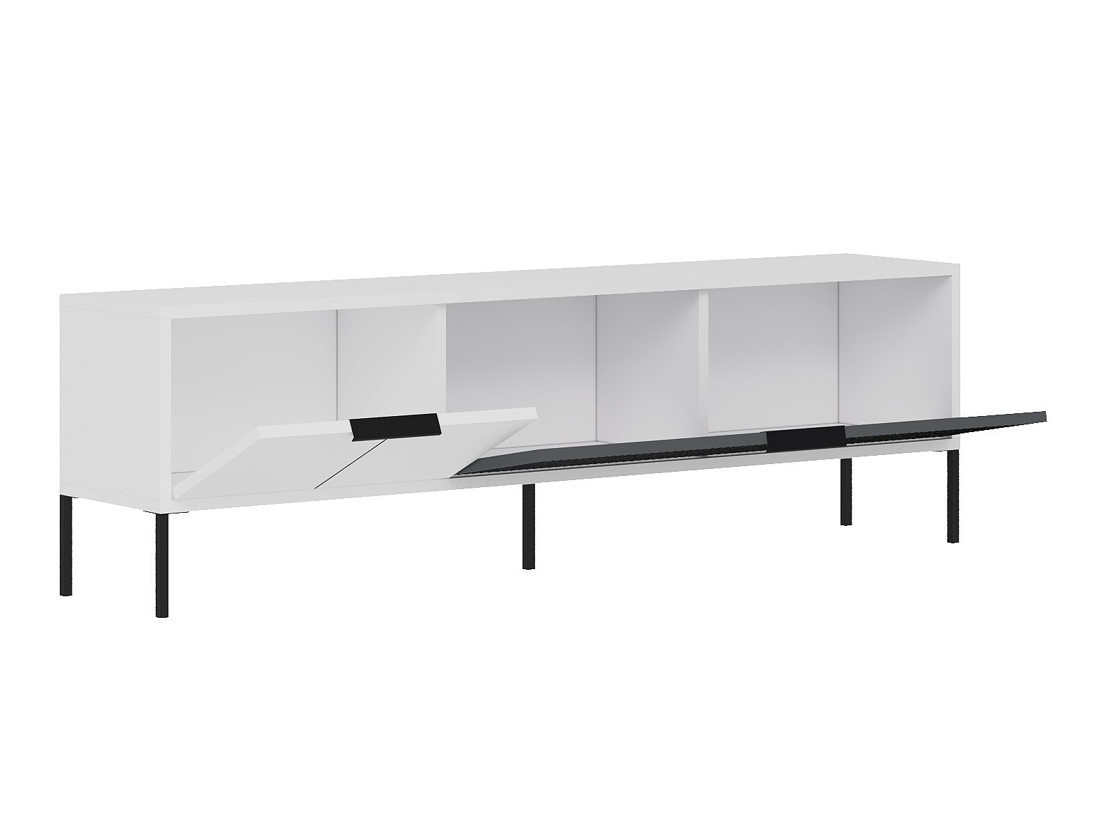 TV komoda Kailua 2550 (Belo + Antracit)