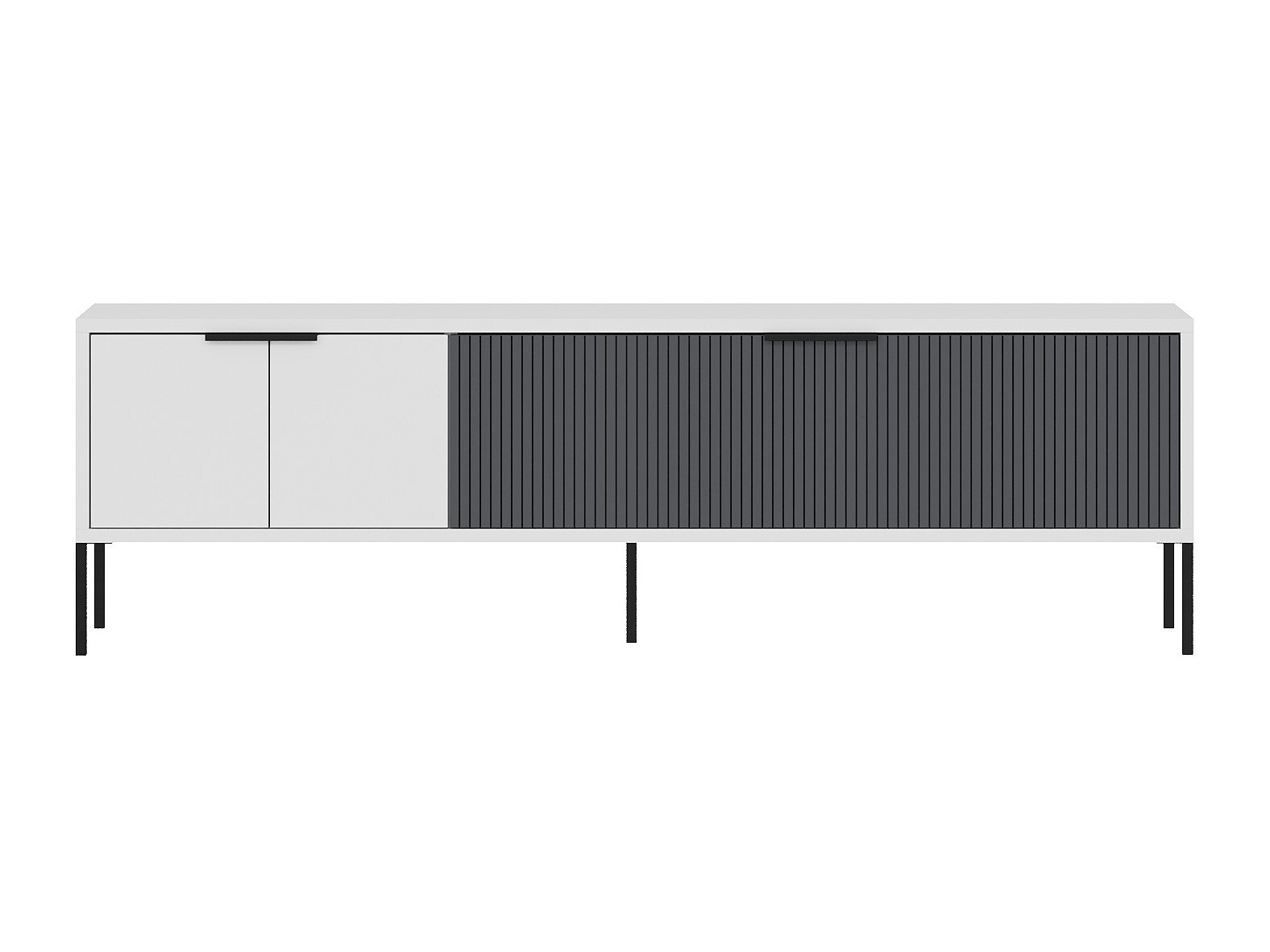 TV komoda Kailua 2550 (Belo + Antracit)