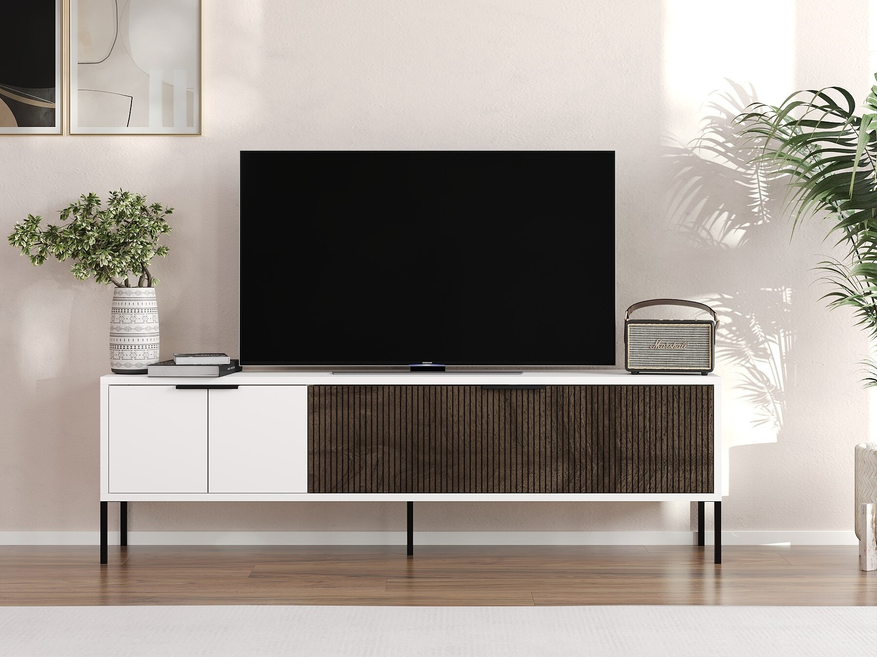TV komoda Kailua 2550 (Belo + Orah)