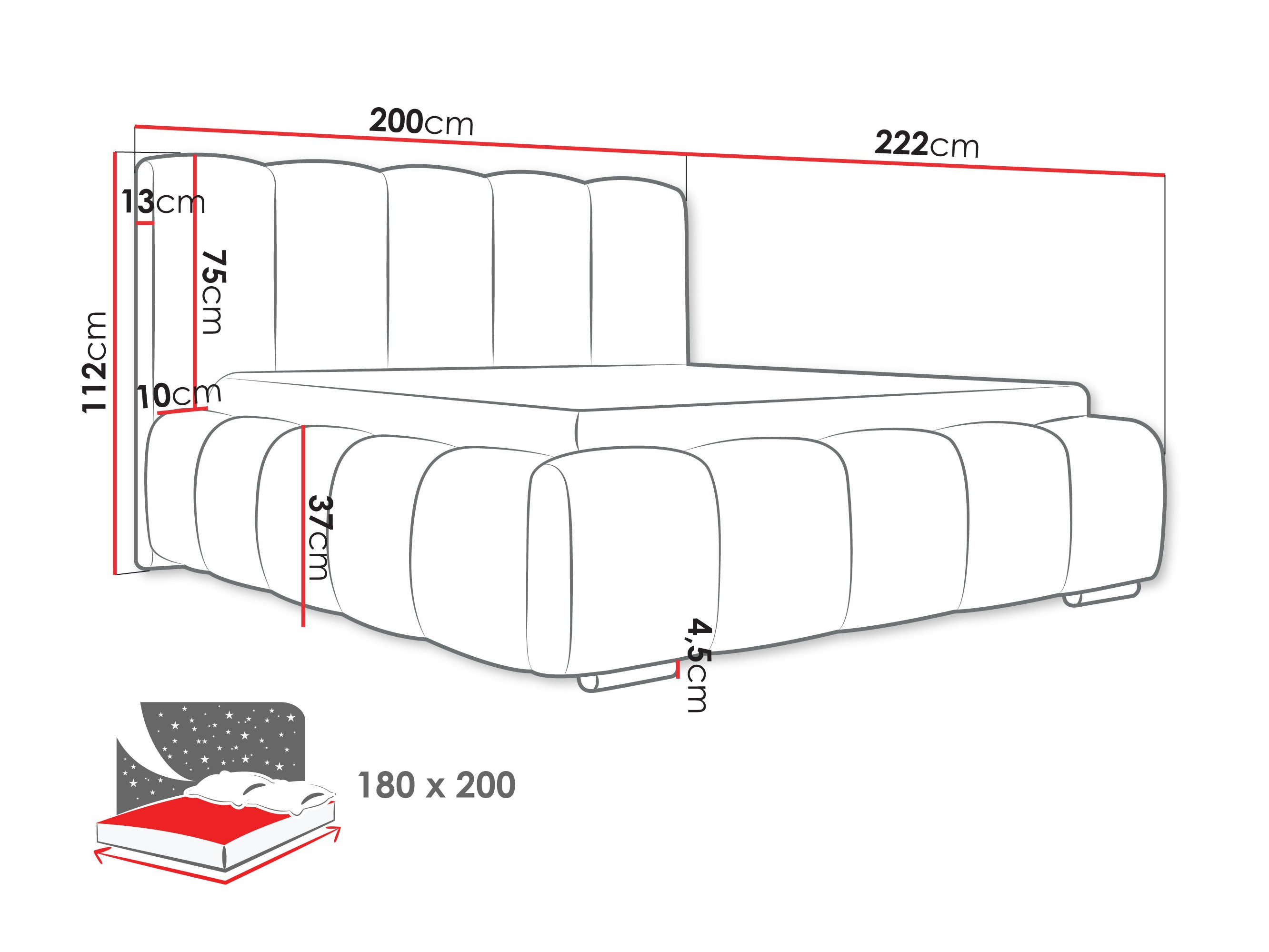 Krevet TrendyNest 106 (Abriamo 9)
