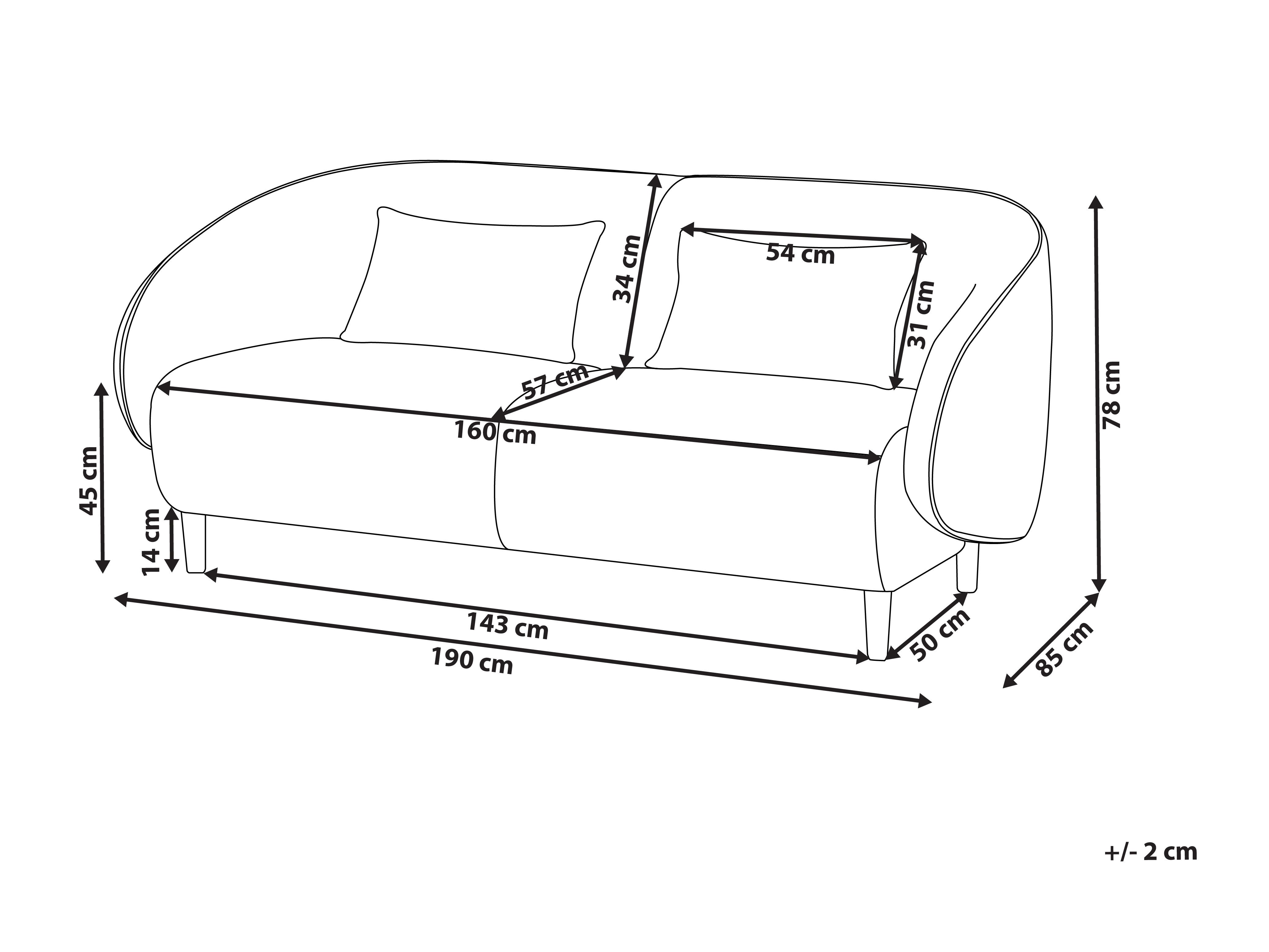 Sofa Berwyn 2706 (Svetlo bež)