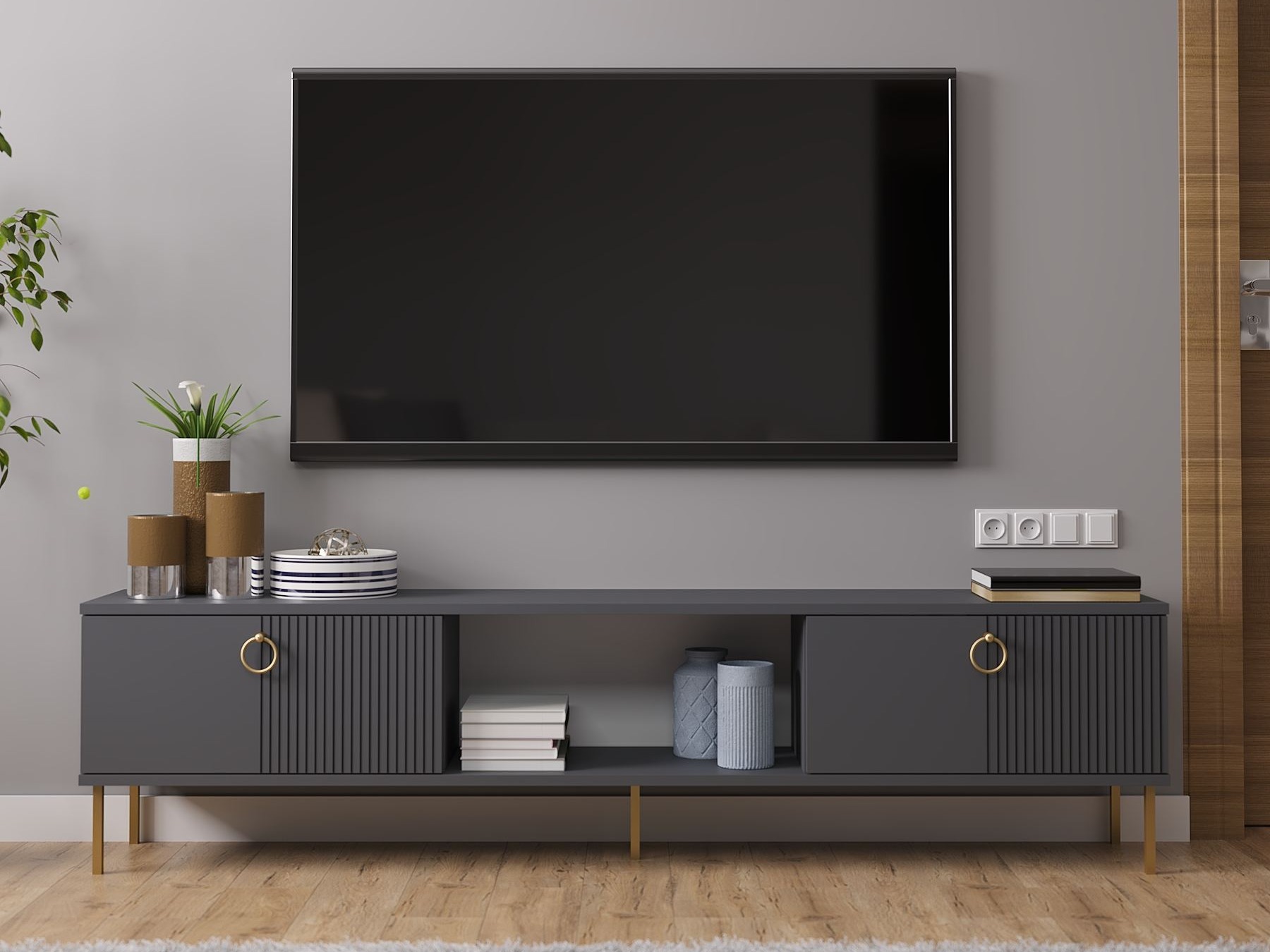 TV komoda Kailua 2556 (Antracit)