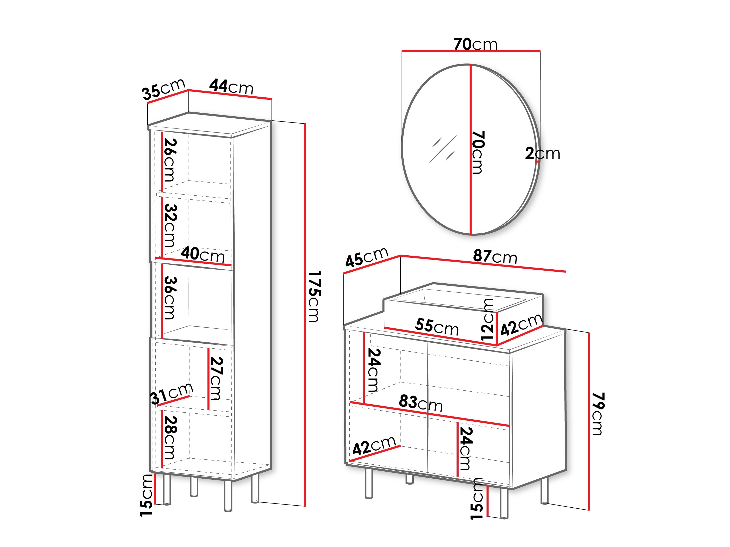 Set za kupatilo Virdomi 111 (Kašmir)