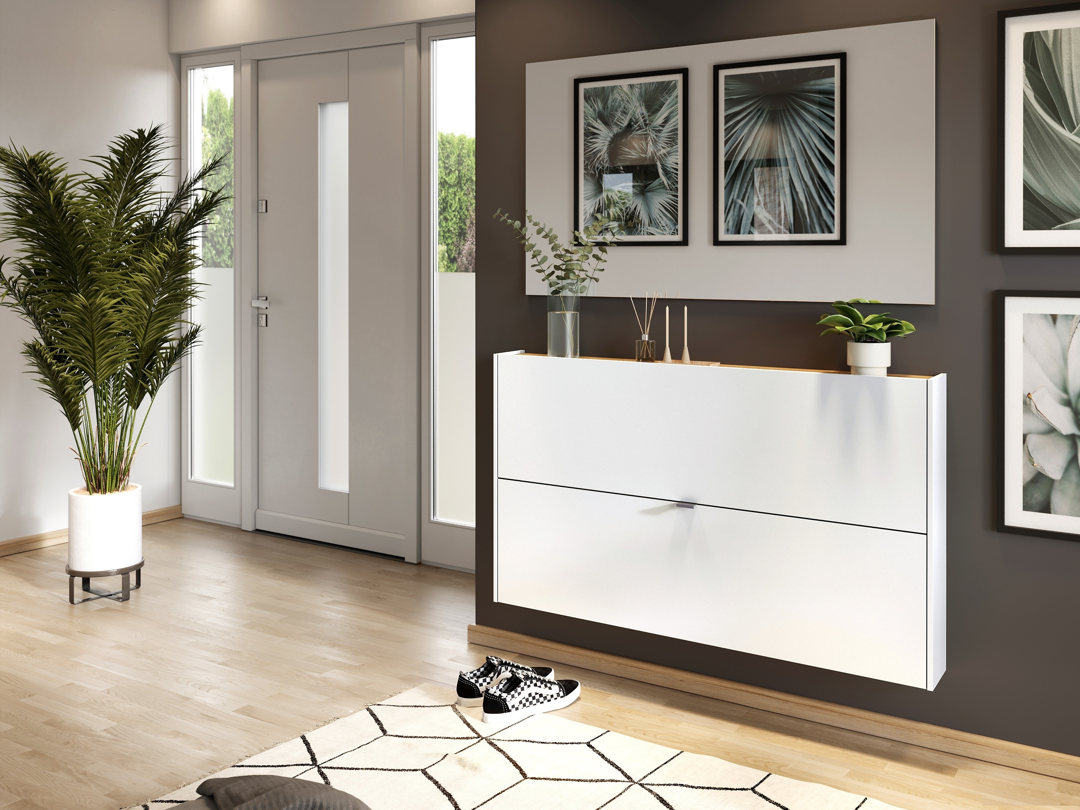 Cipelarnik Cirsale 108 (Belo + Navarra hrast)