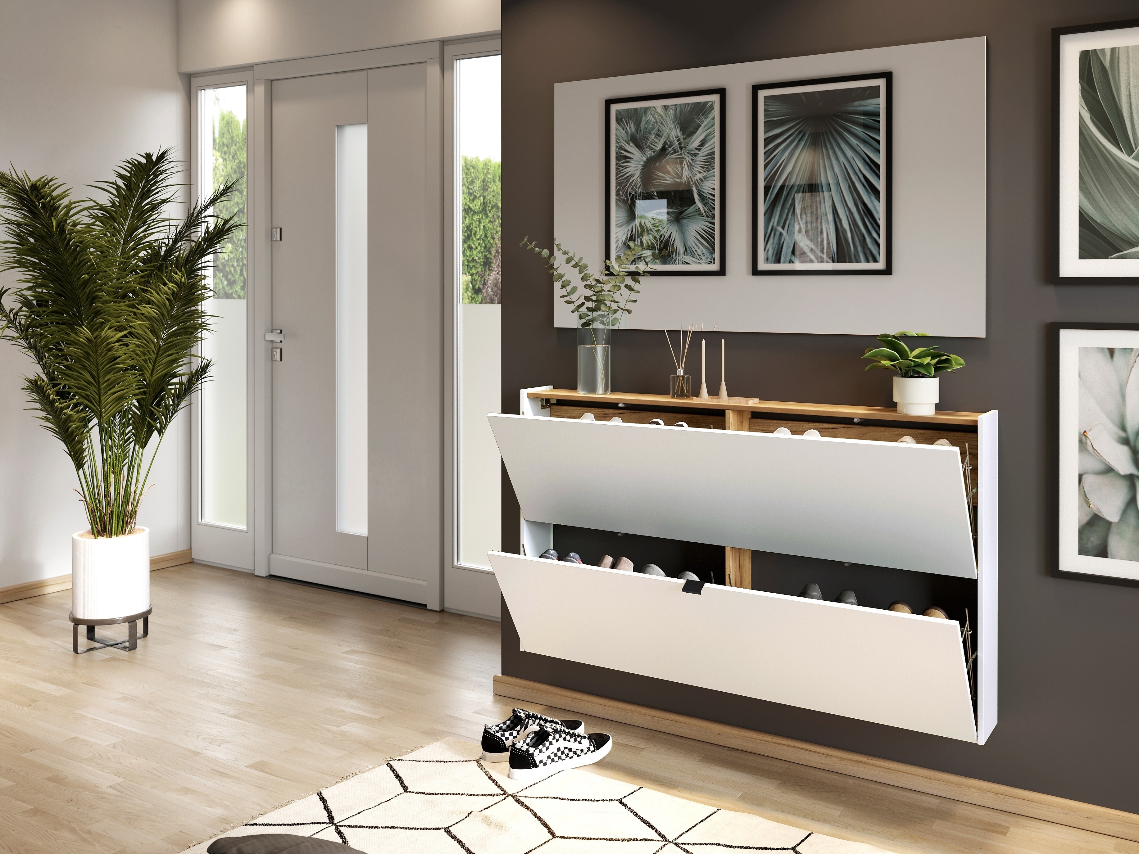 Cipelarnik Cirsale 108 (Belo + Navarra hrast)