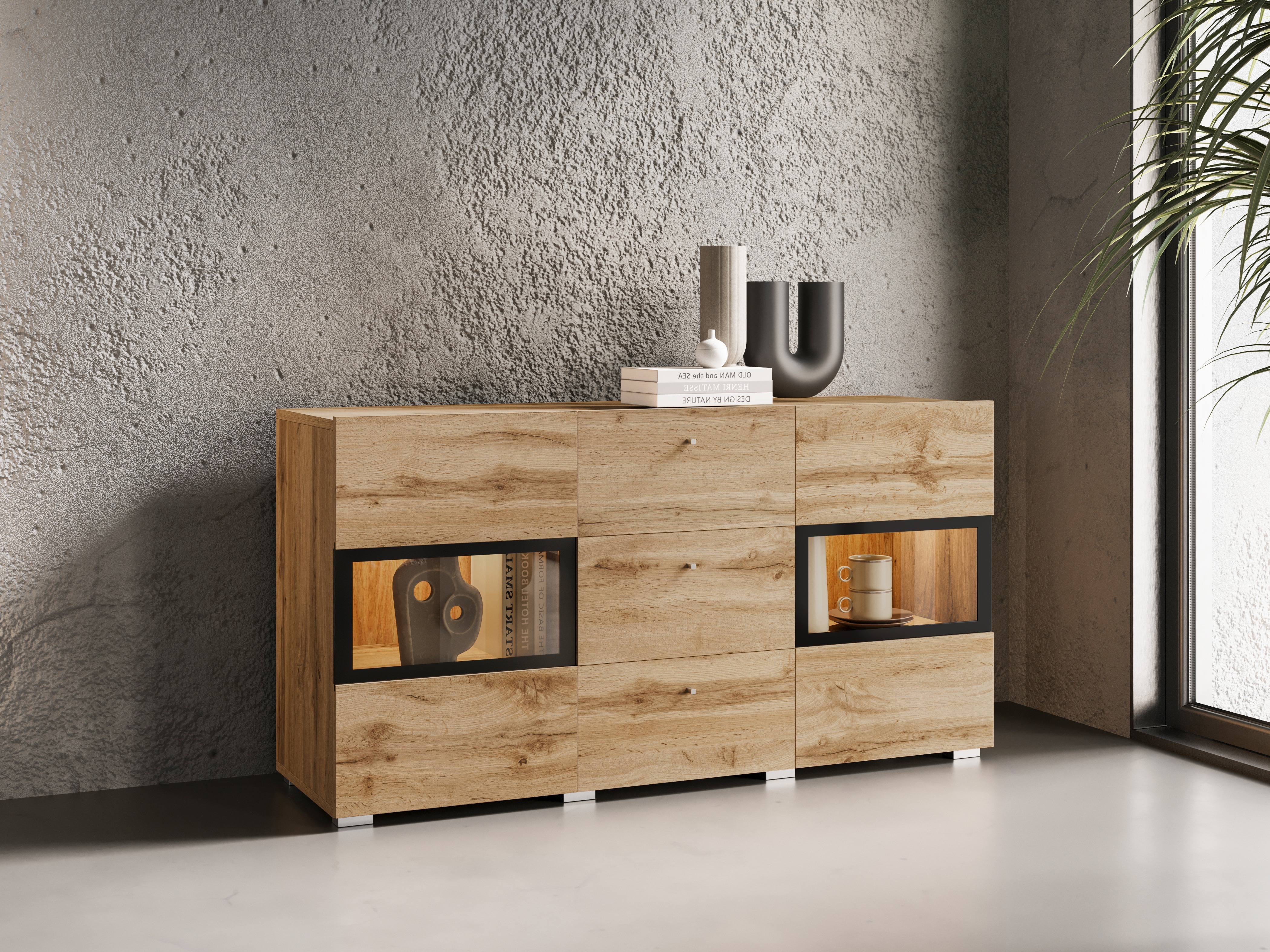 Komoda Serodeu 101 (Вотан храст)