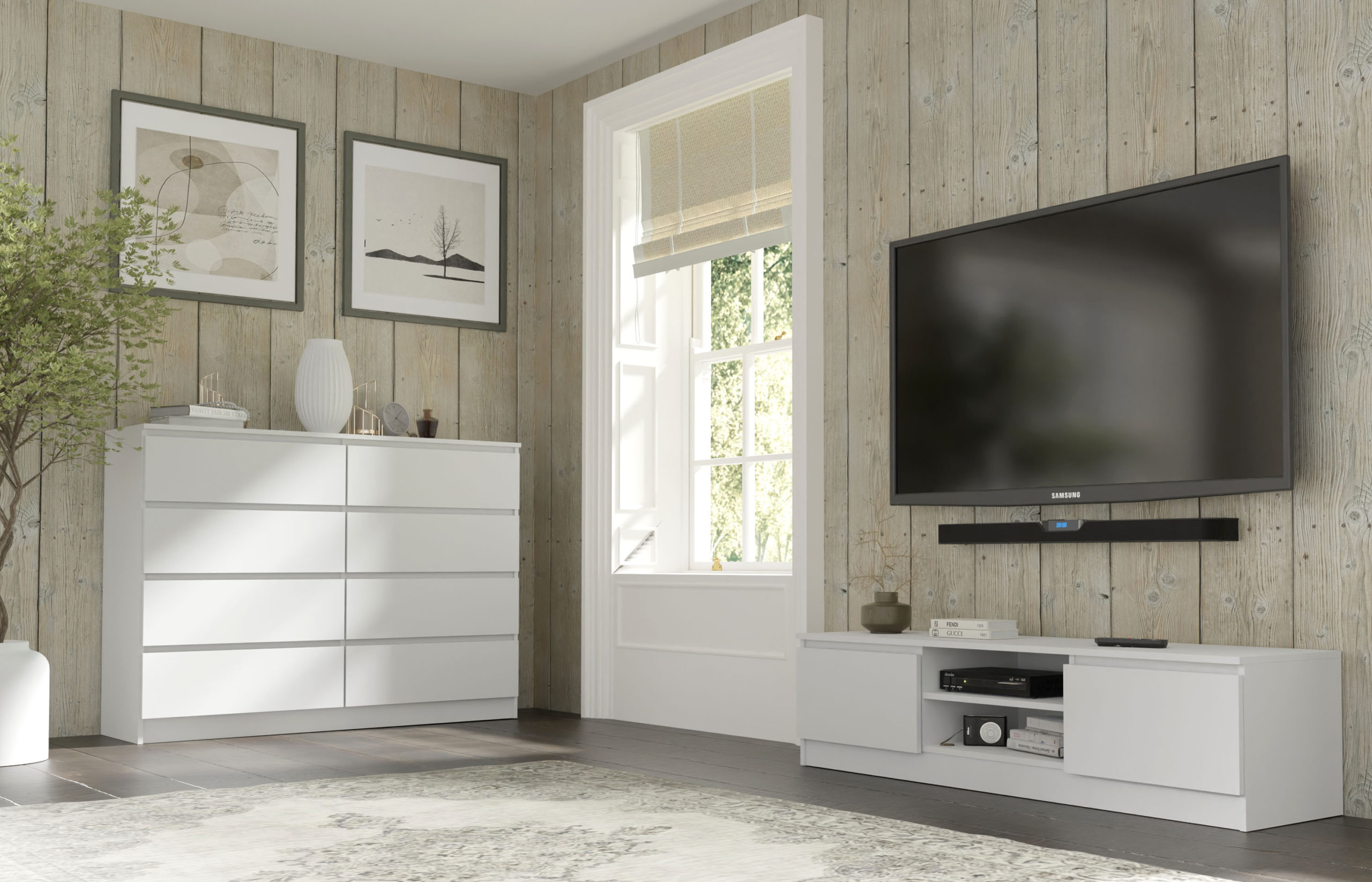 TV sto Buffalo 198 (Belo)