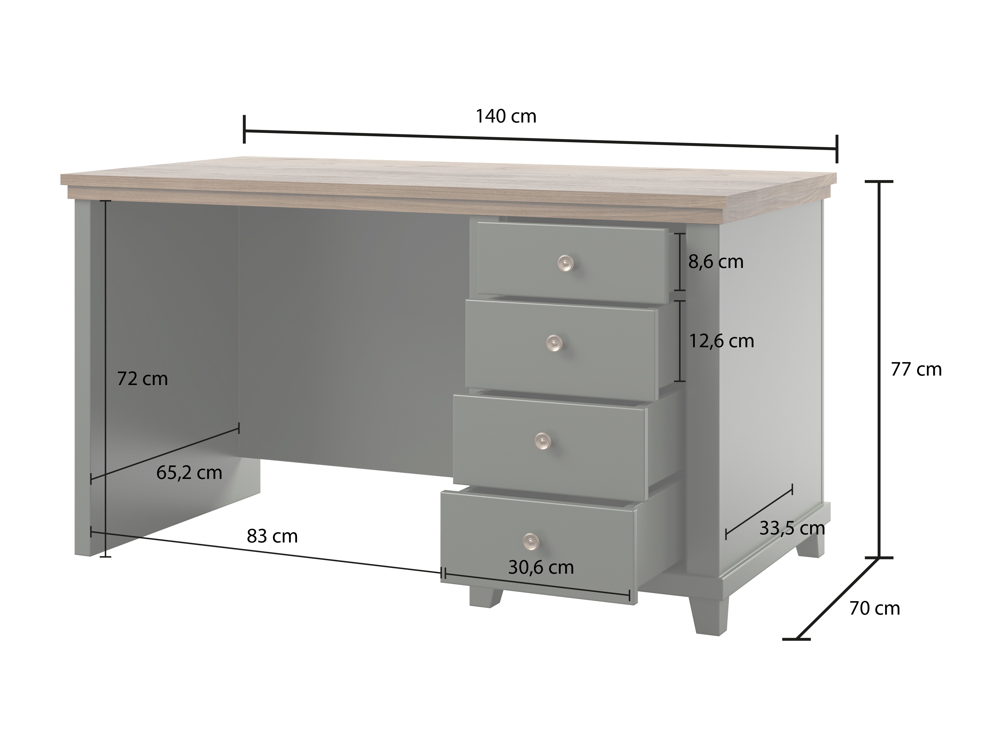 Kancelarijski sto Tolnue 132