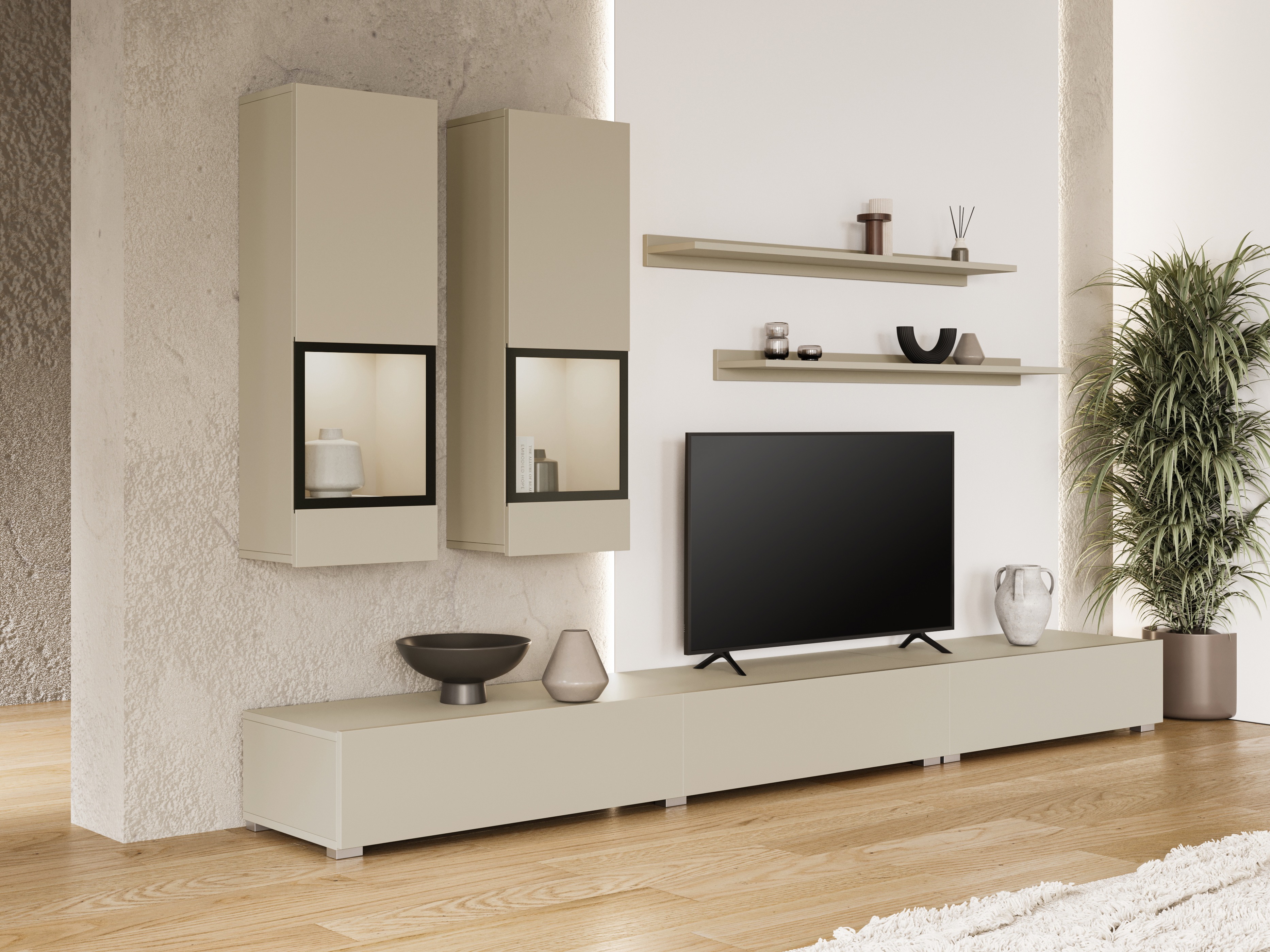 Set za dnevnu sobu Serodeu 100 (Bež)