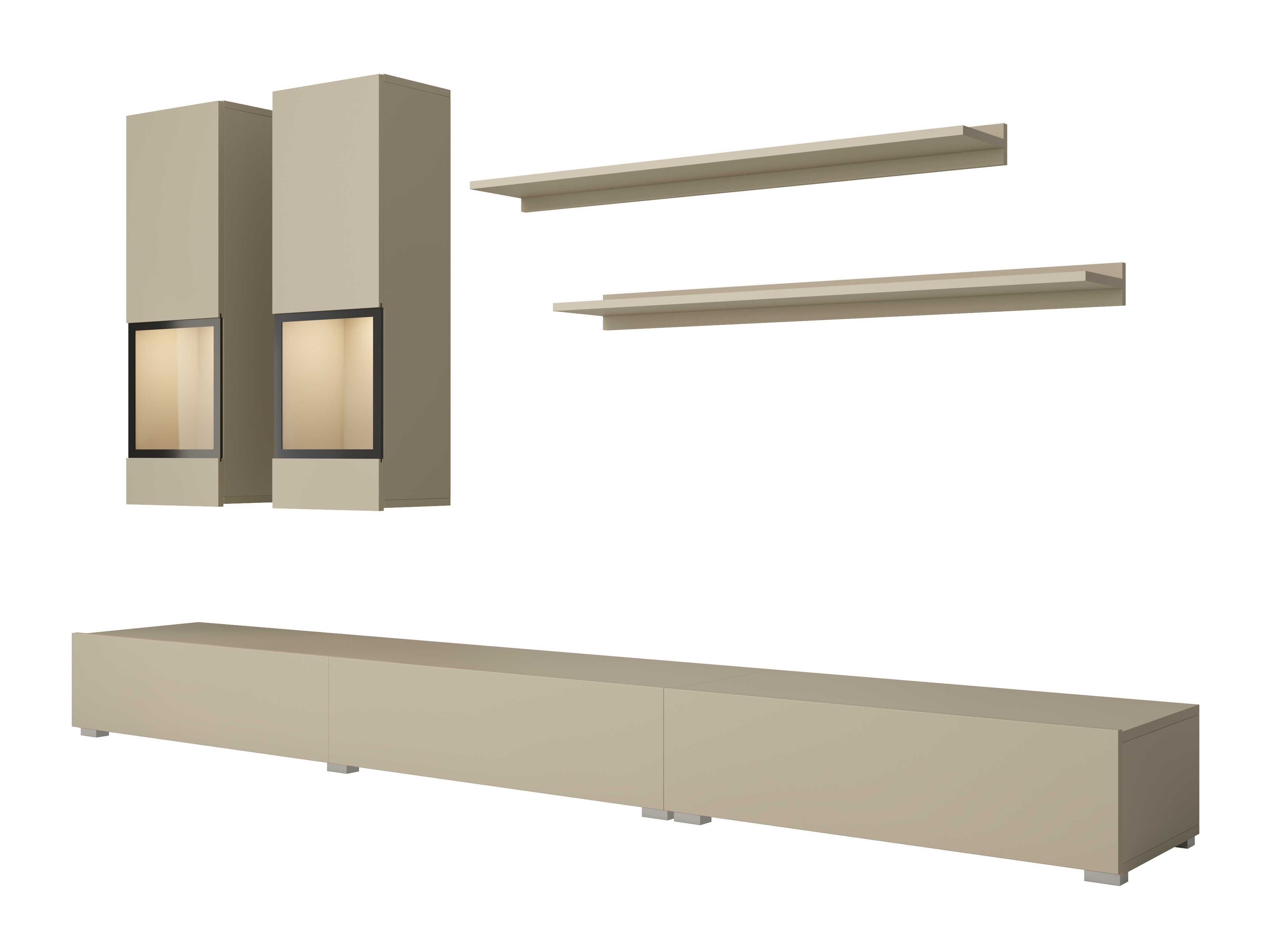 Set za dnevnu sobu Serodeu 100 (Bež)