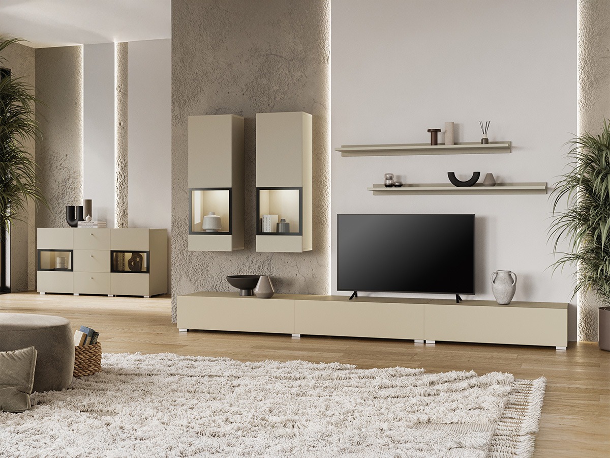 Set za dnevnu sobu Serodeu 100 (Bež)