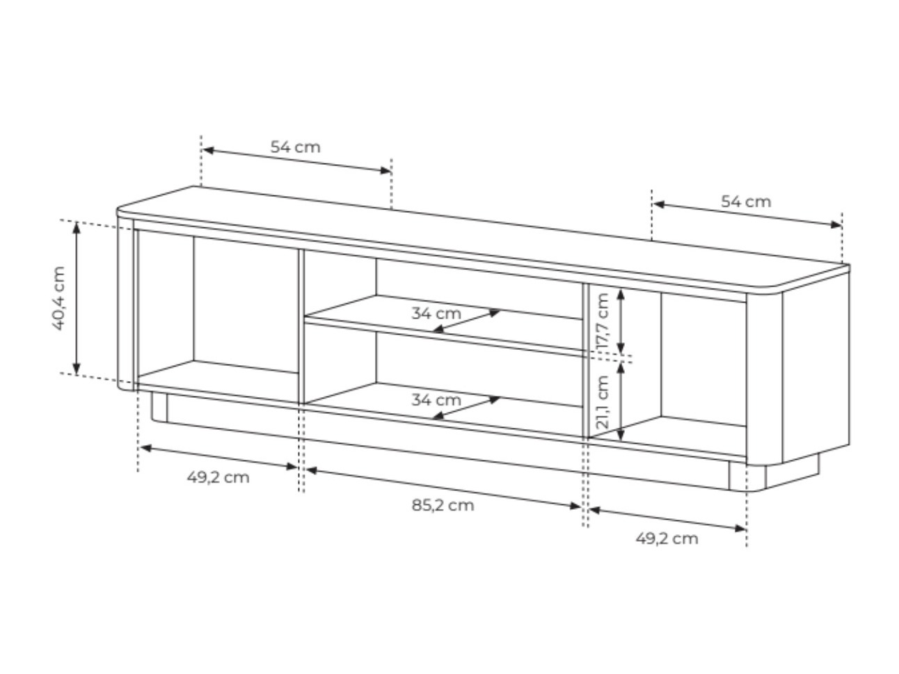 TV komoda Sevdori 104