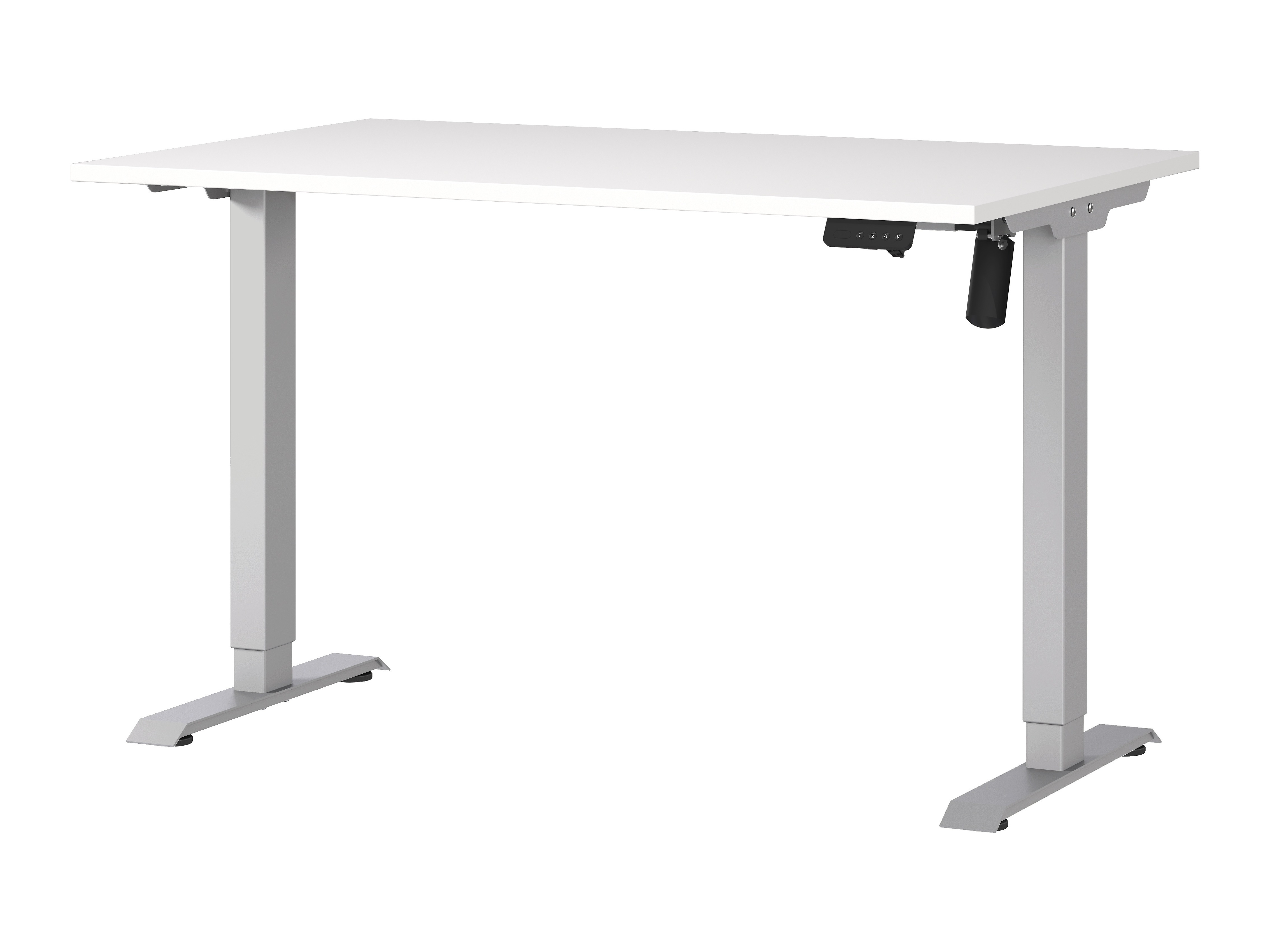 Sto sa podesivom visinom Lartesi 115 (Belo + Srebrna)