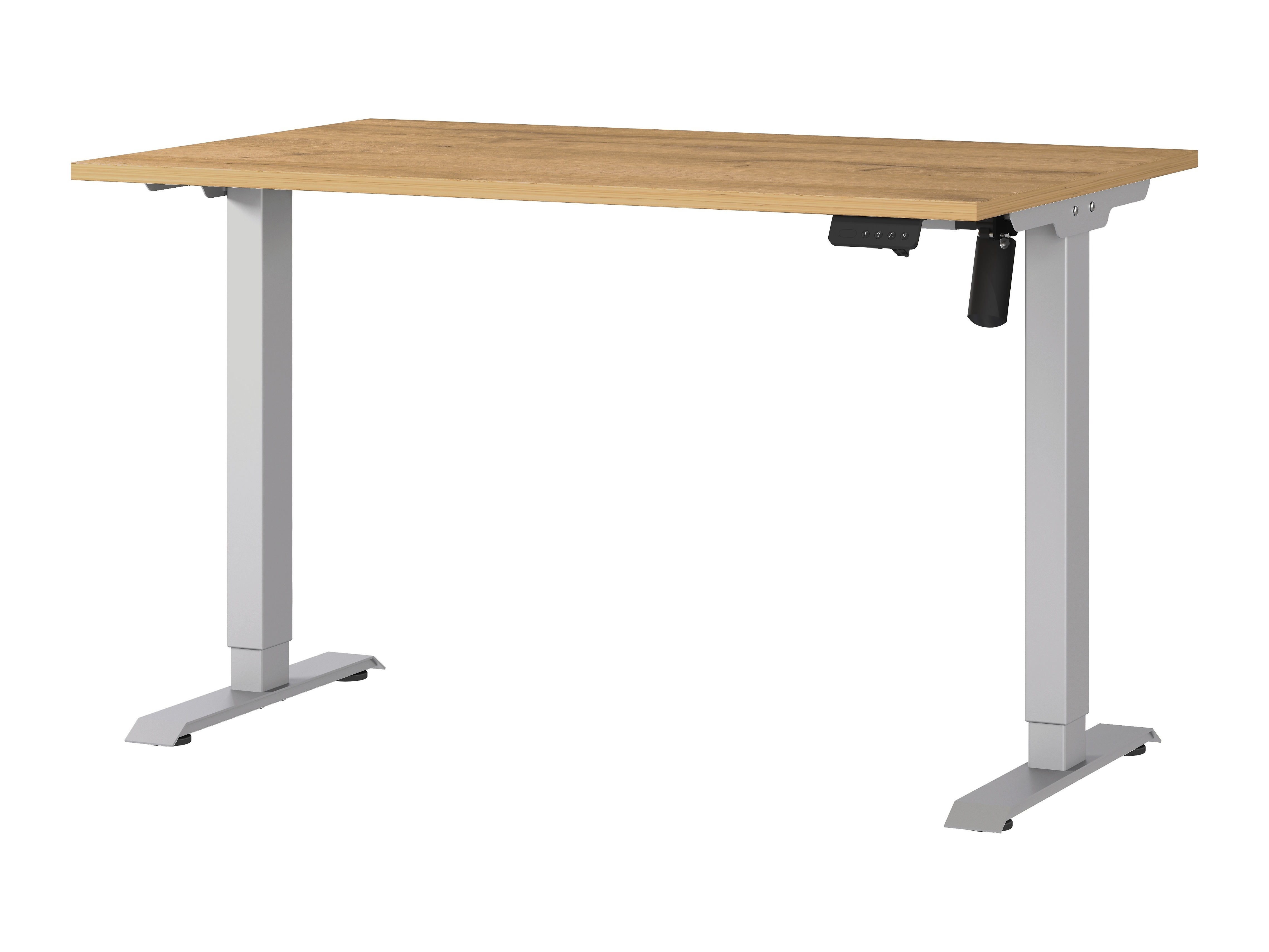 Sto sa podesivom visinom Lartesi 115 (Grandson hrast + Srebrna)