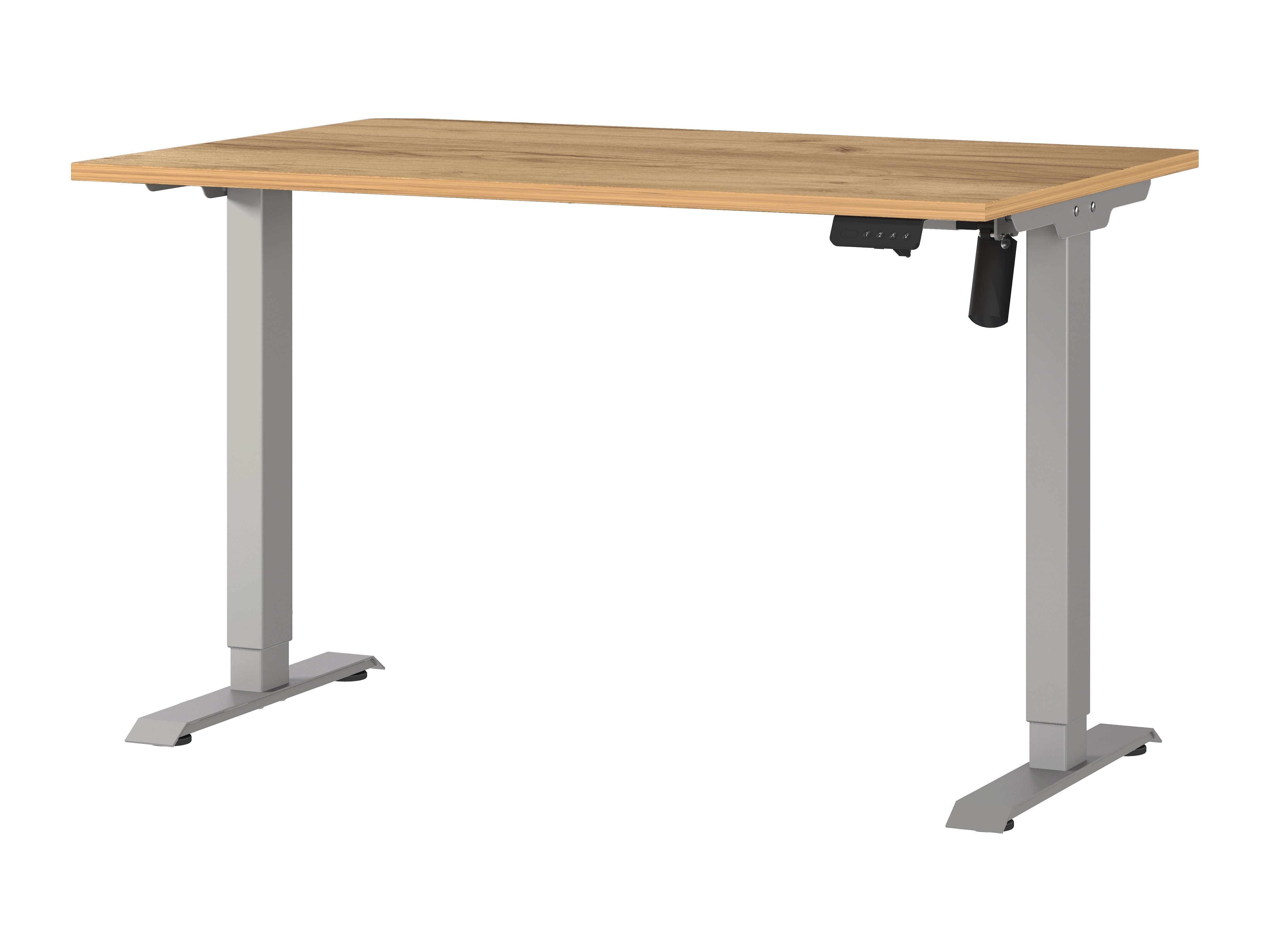 Sto sa podesivom visinom Lartesi 115 (Navarra hrast + Srebrna)