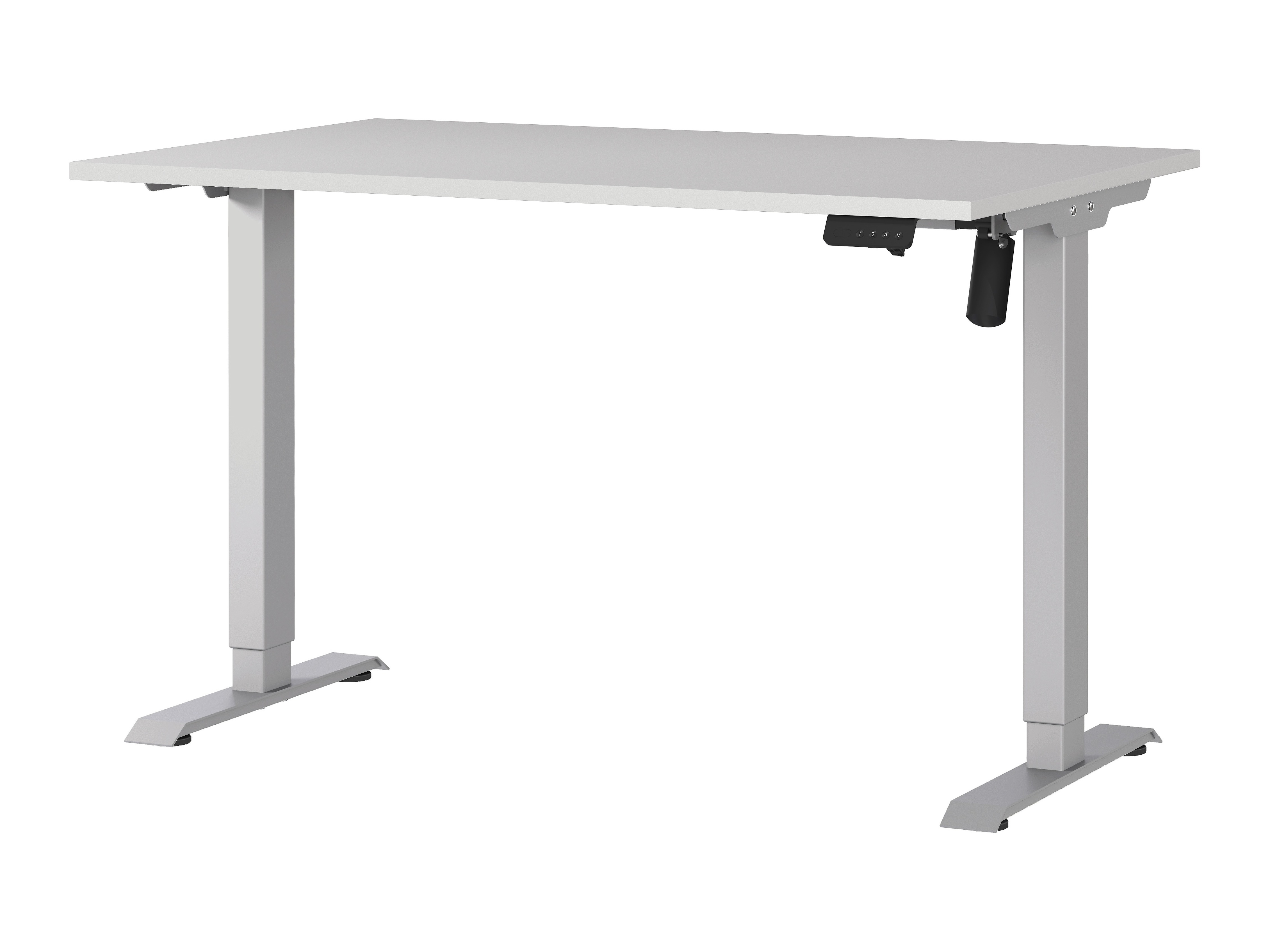 Sto sa podesivom visinom Lartesi 115 (Svetloosiva + Srebrna)