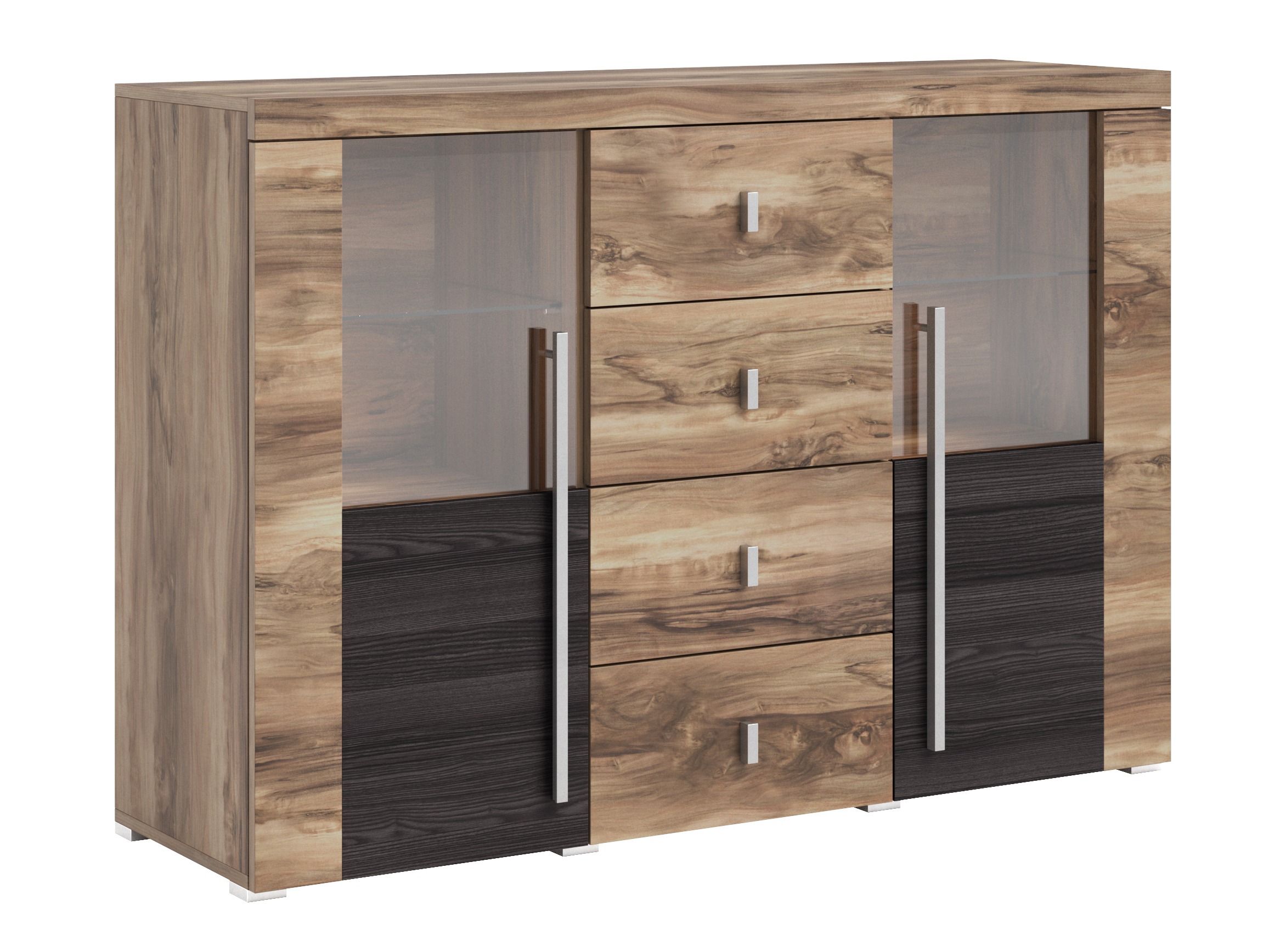 Komoda Sorciro 109 (Orah + Tamni hrast)