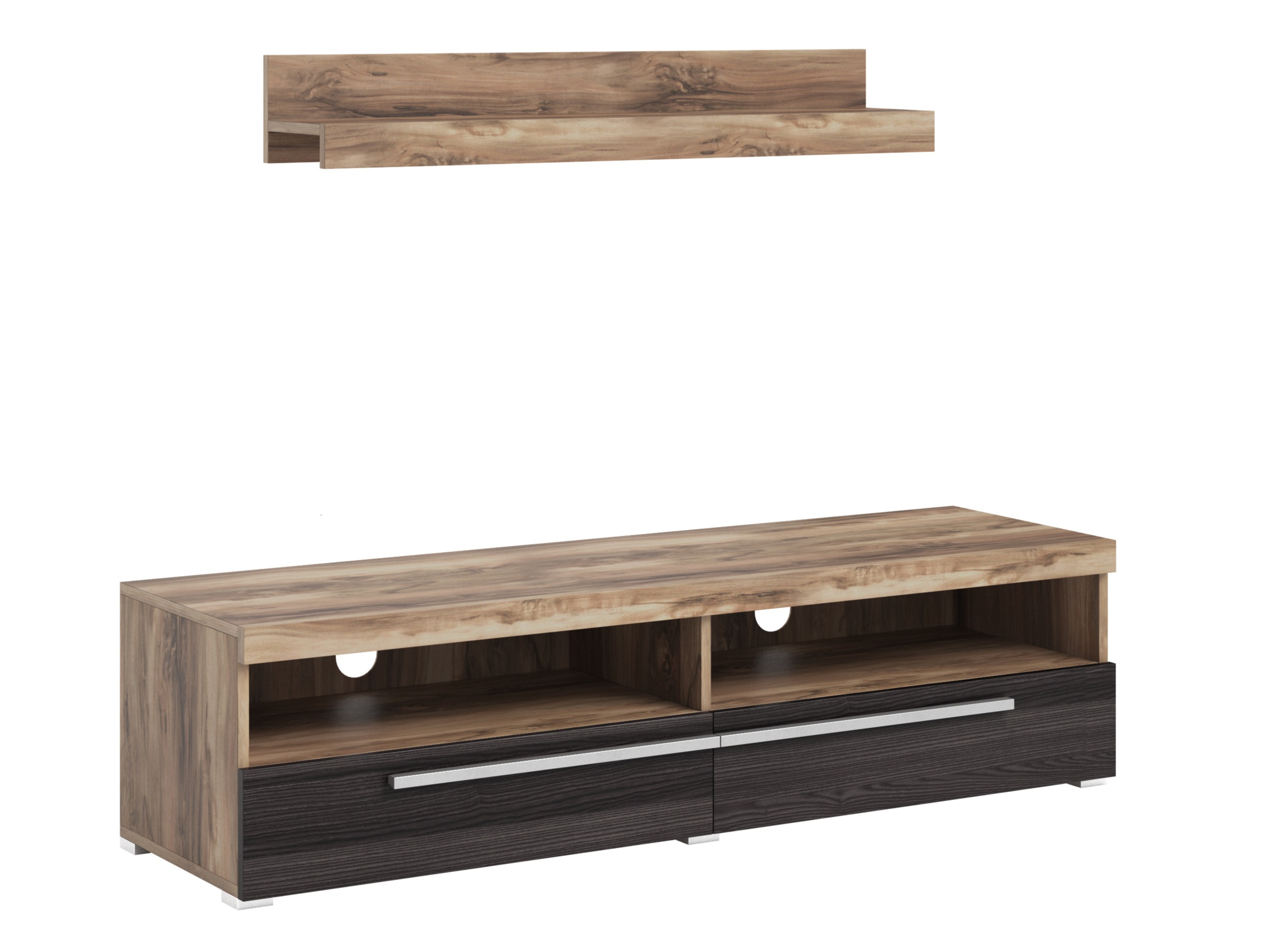 TV komoda Austin 239 (Orah + Tamni hrast)