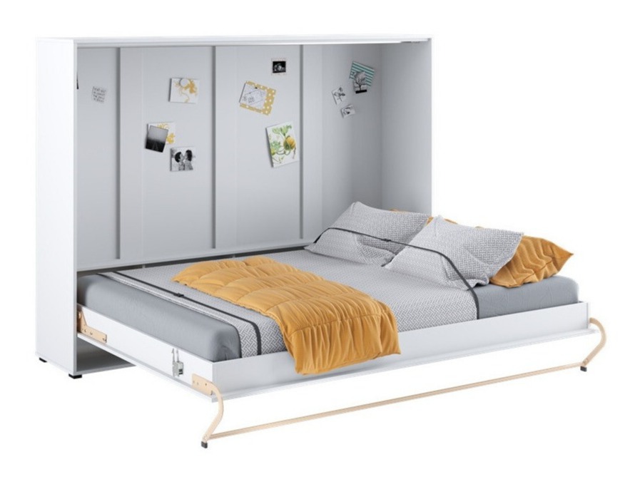 Zidni krevet Concept Pro Lenart IV (Belo)