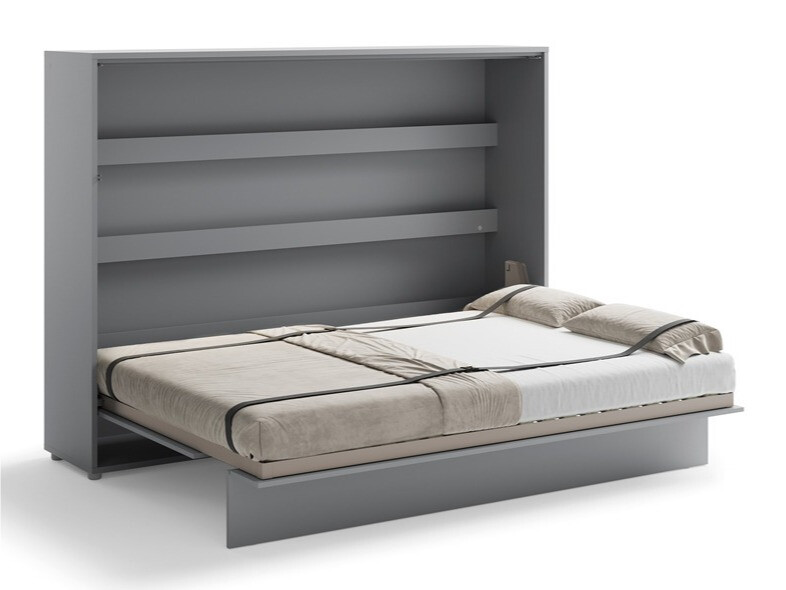 Zidni krevet Concept Pro Lenart V (Sivo)