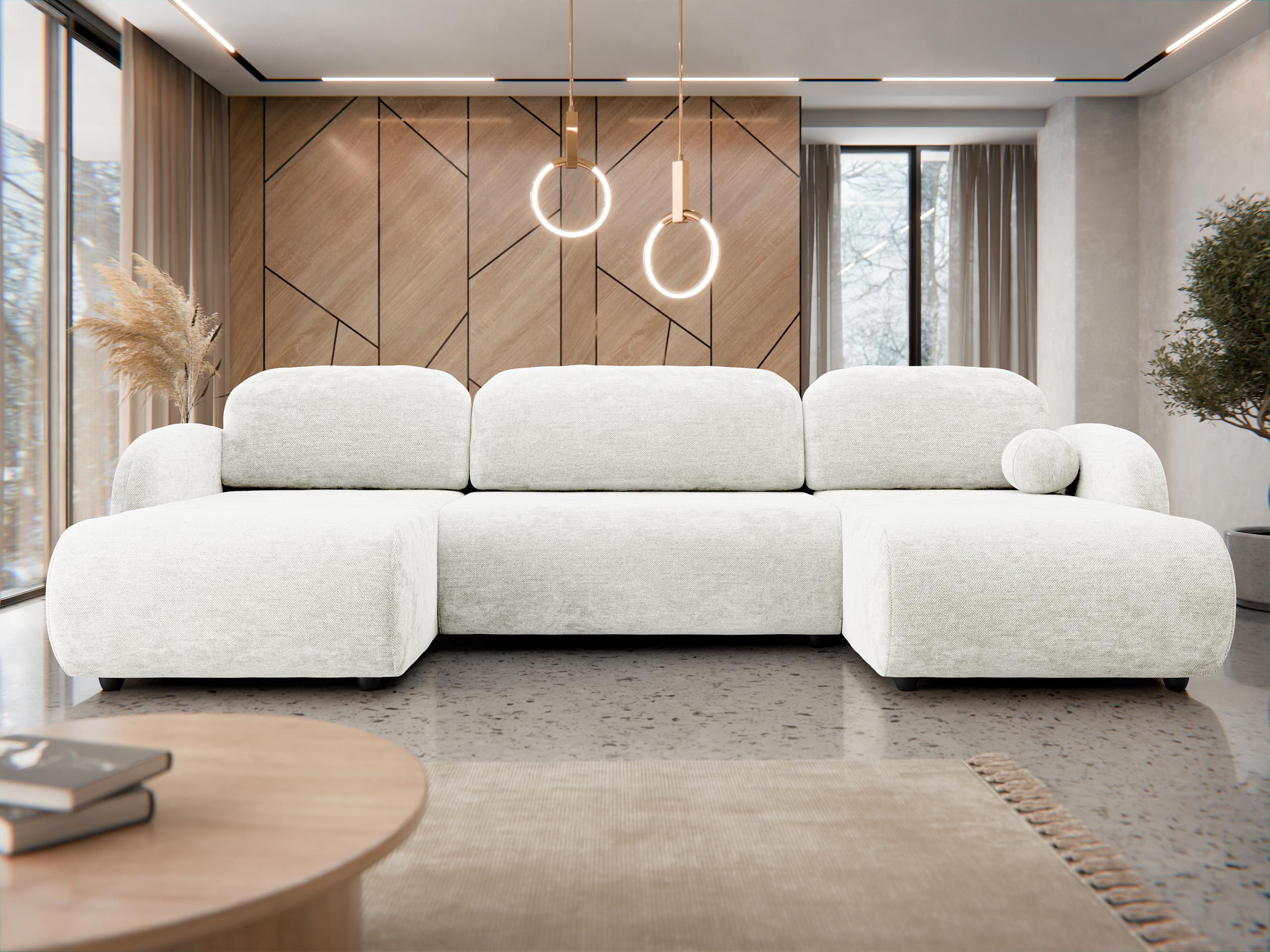 Ugaona sofa Columbus 250 (Sereno 681)