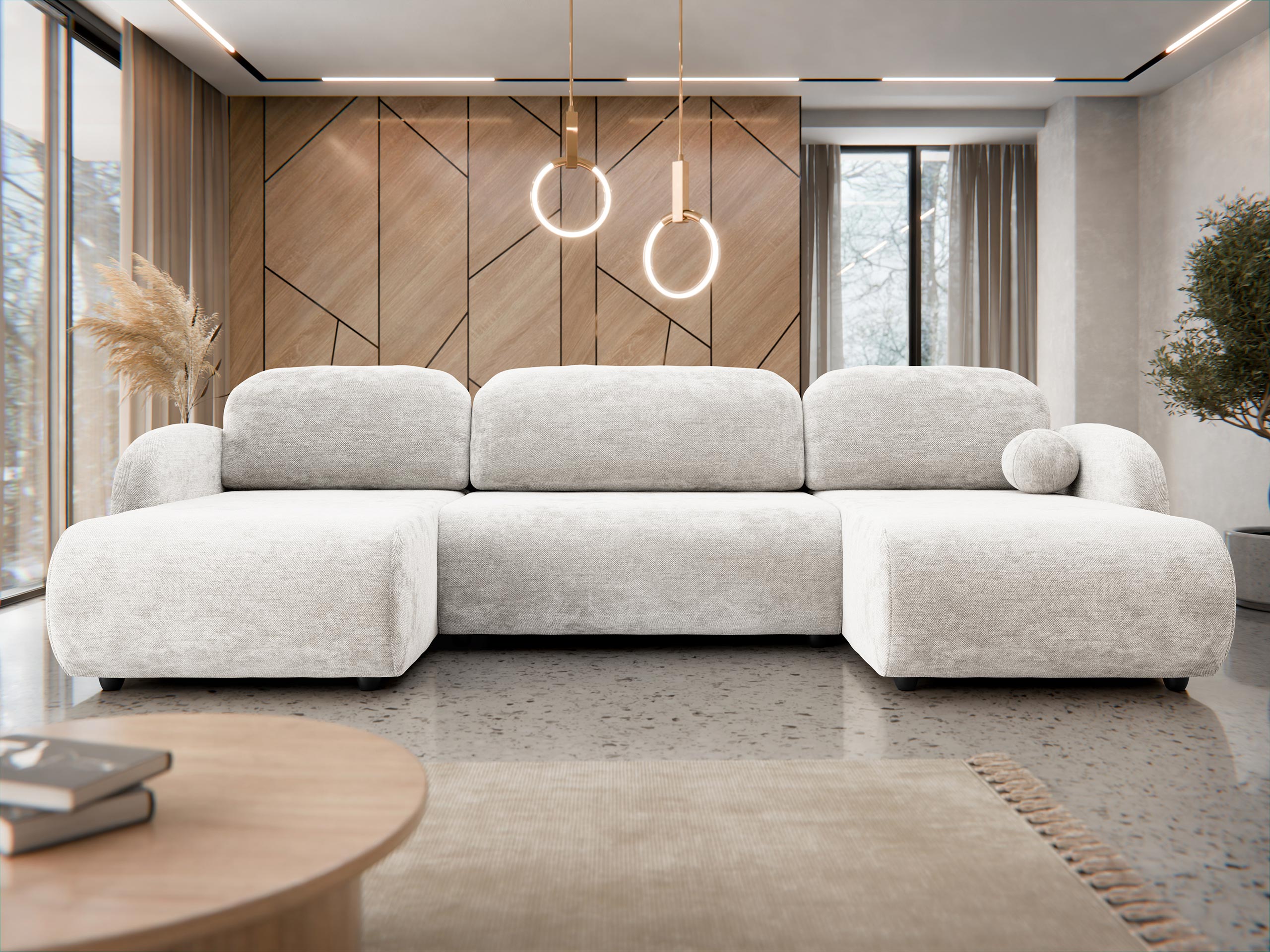 Ugaona sofa Columbus 250 (Sereno 682)