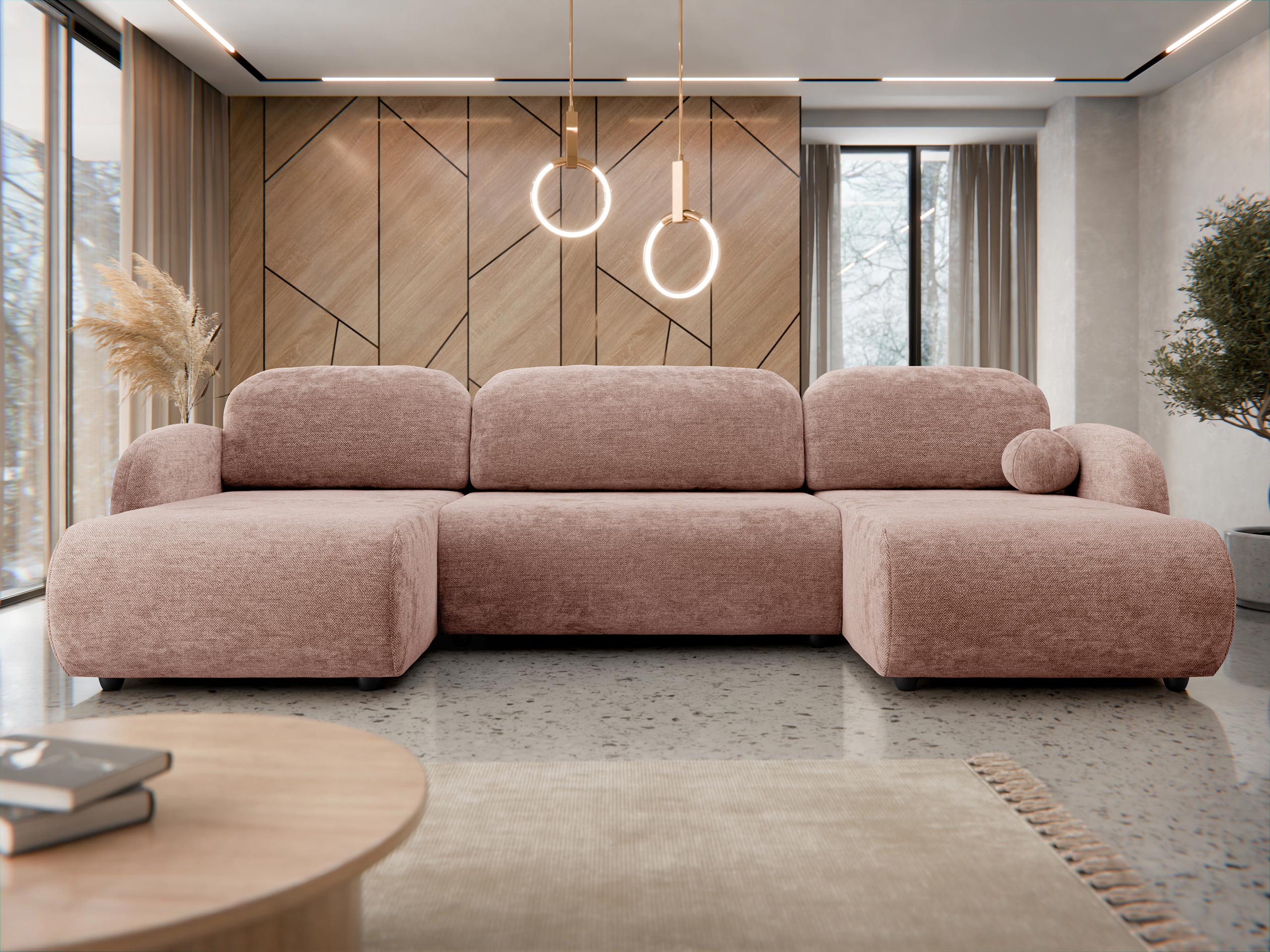Ugaona sofa Columbus 250 (Sereno 687)